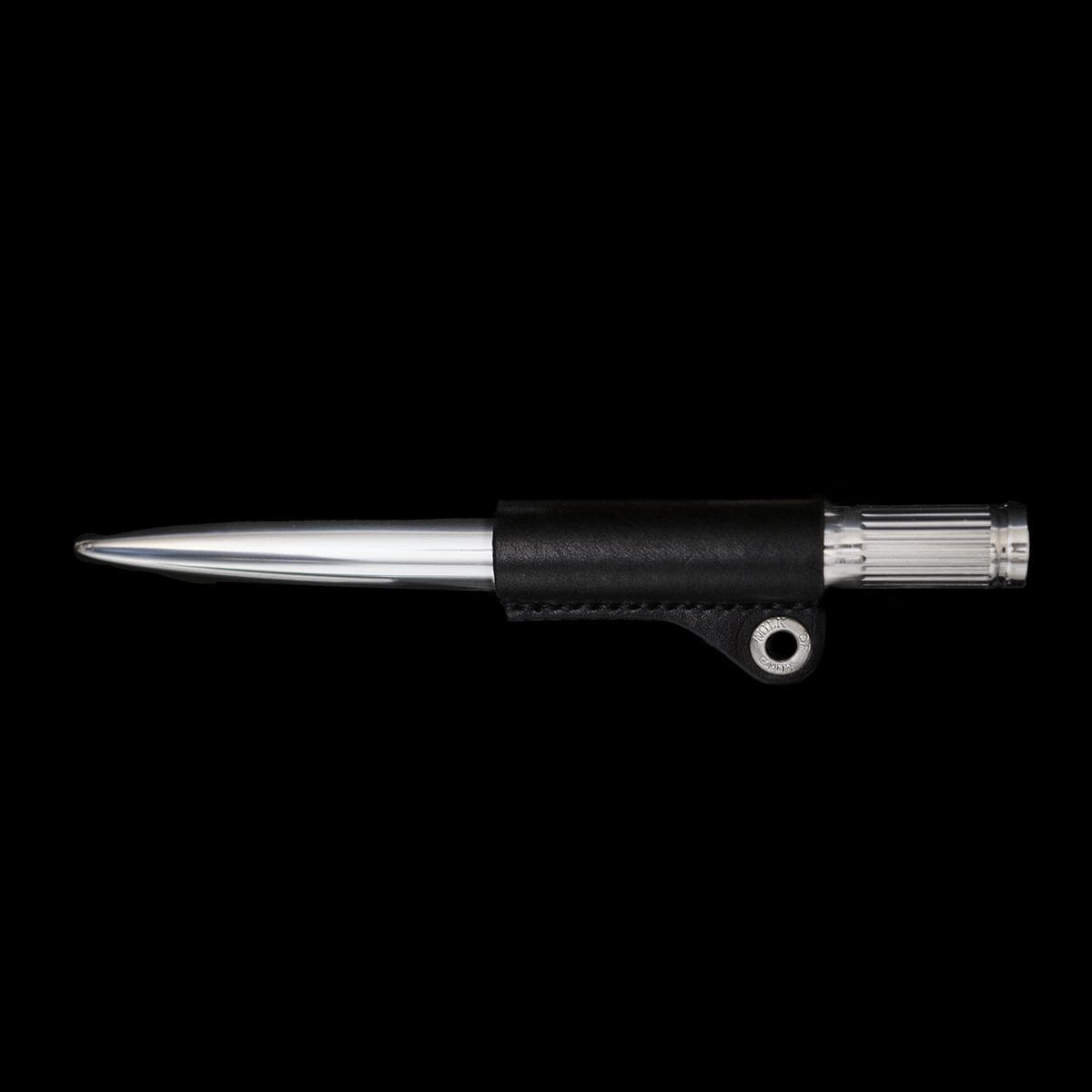 milk-of-lime-leather-penholder-stifthalter-schwarz-leder image 1