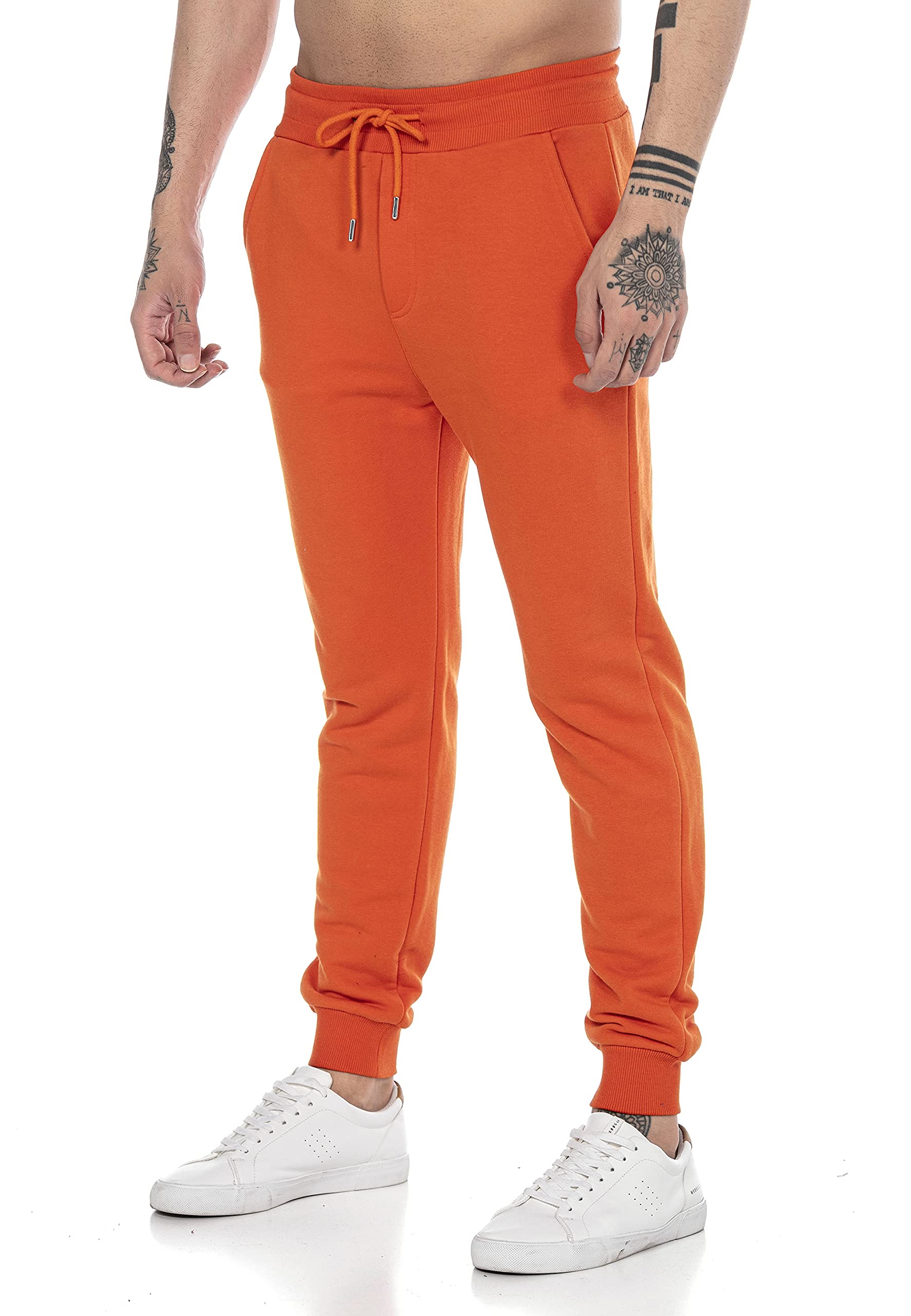 redbridge-premium-jogginghose-sweatpants-herren-schwarz-mit-kordelzug image 4