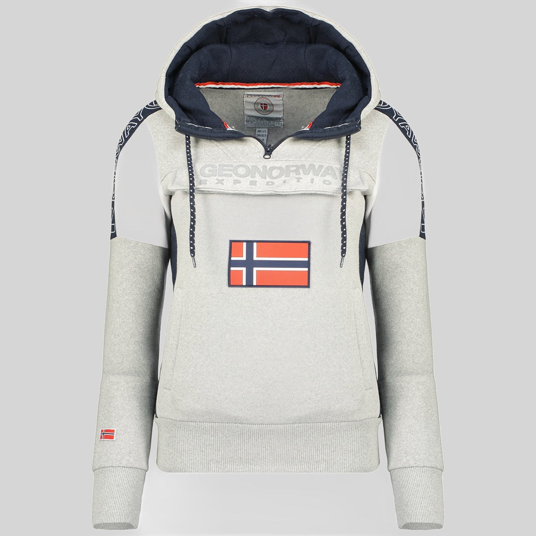 geographical-norway-fago-hoodie-damen-schwarz-mit-kapuze image 5
