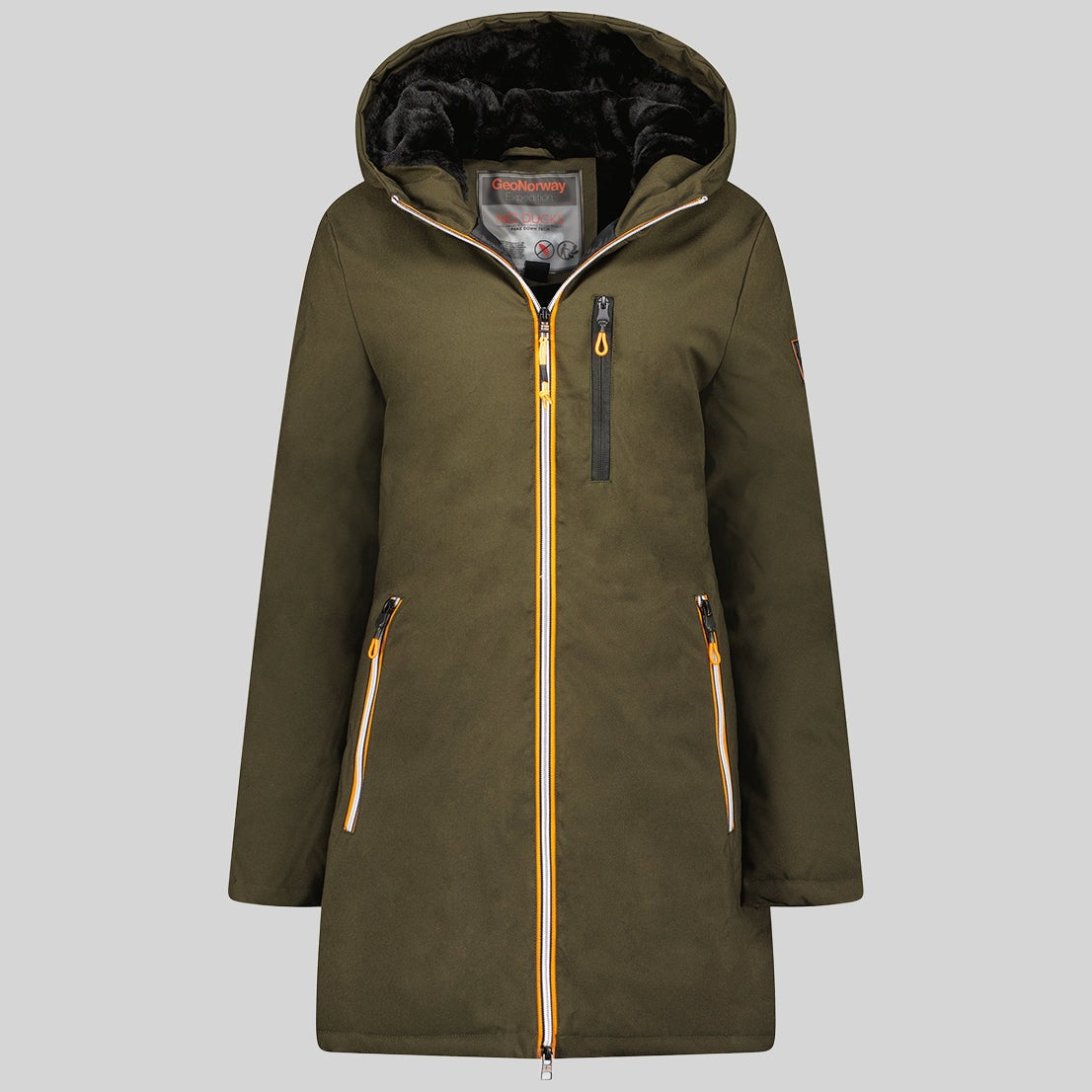 geographical-norway-cassim-damen-parka-khaki-winter image 5