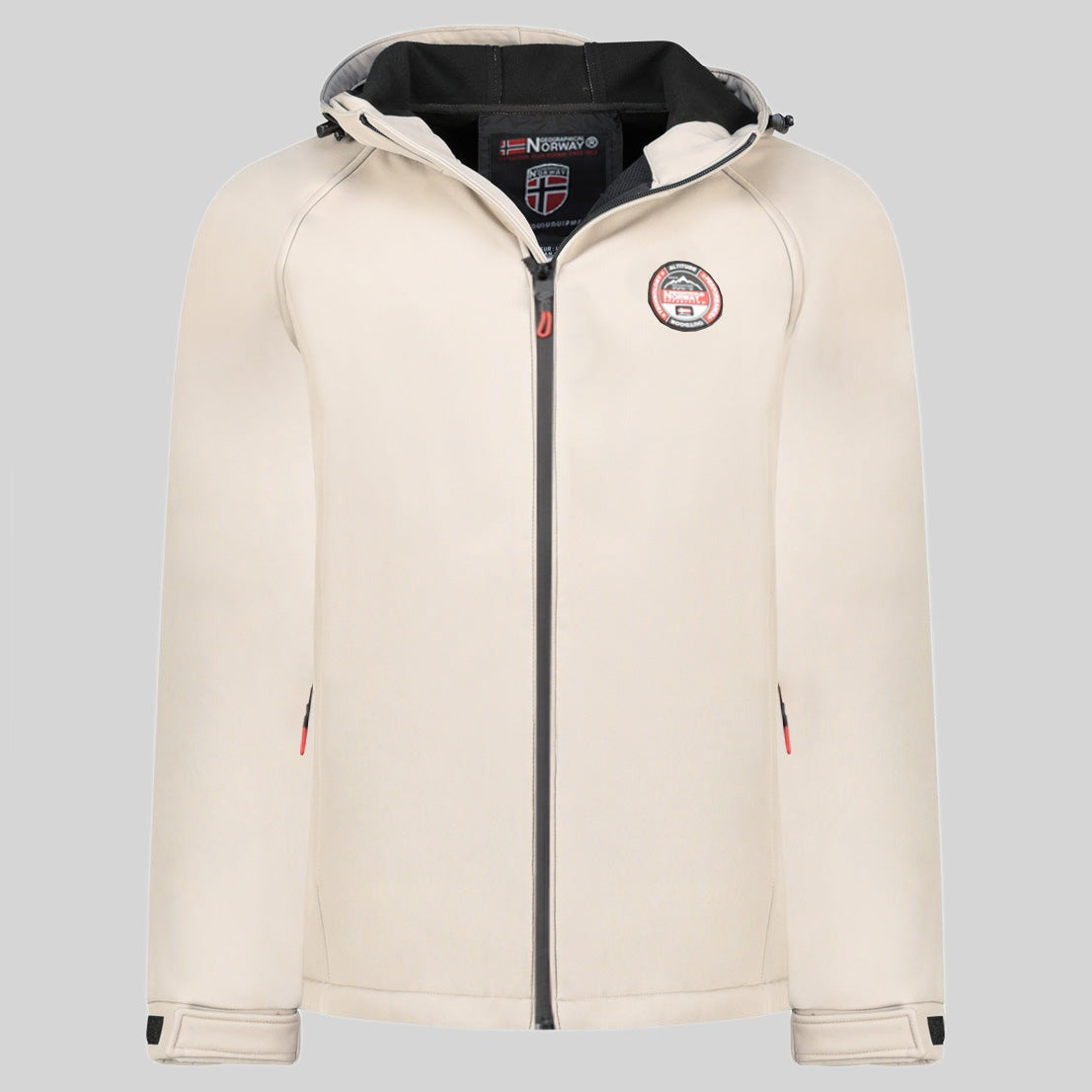 geographical-norway-tamigobadge-herren-softshelljacke-beige-wasserabweisend image 3