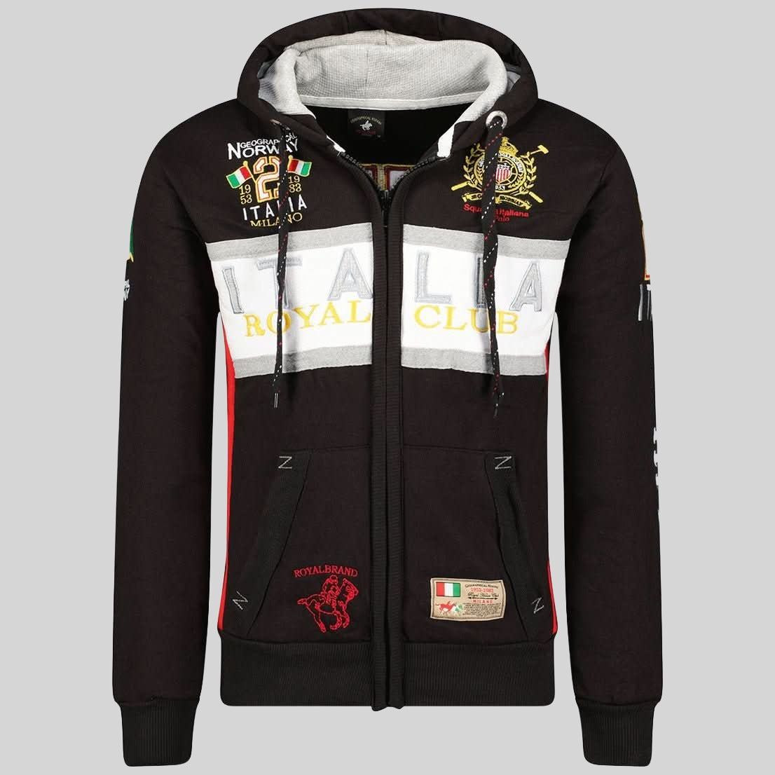 geographical-norway-filio-sweatshirt-herren-schwarz-mit-rei-verschluss image 3
