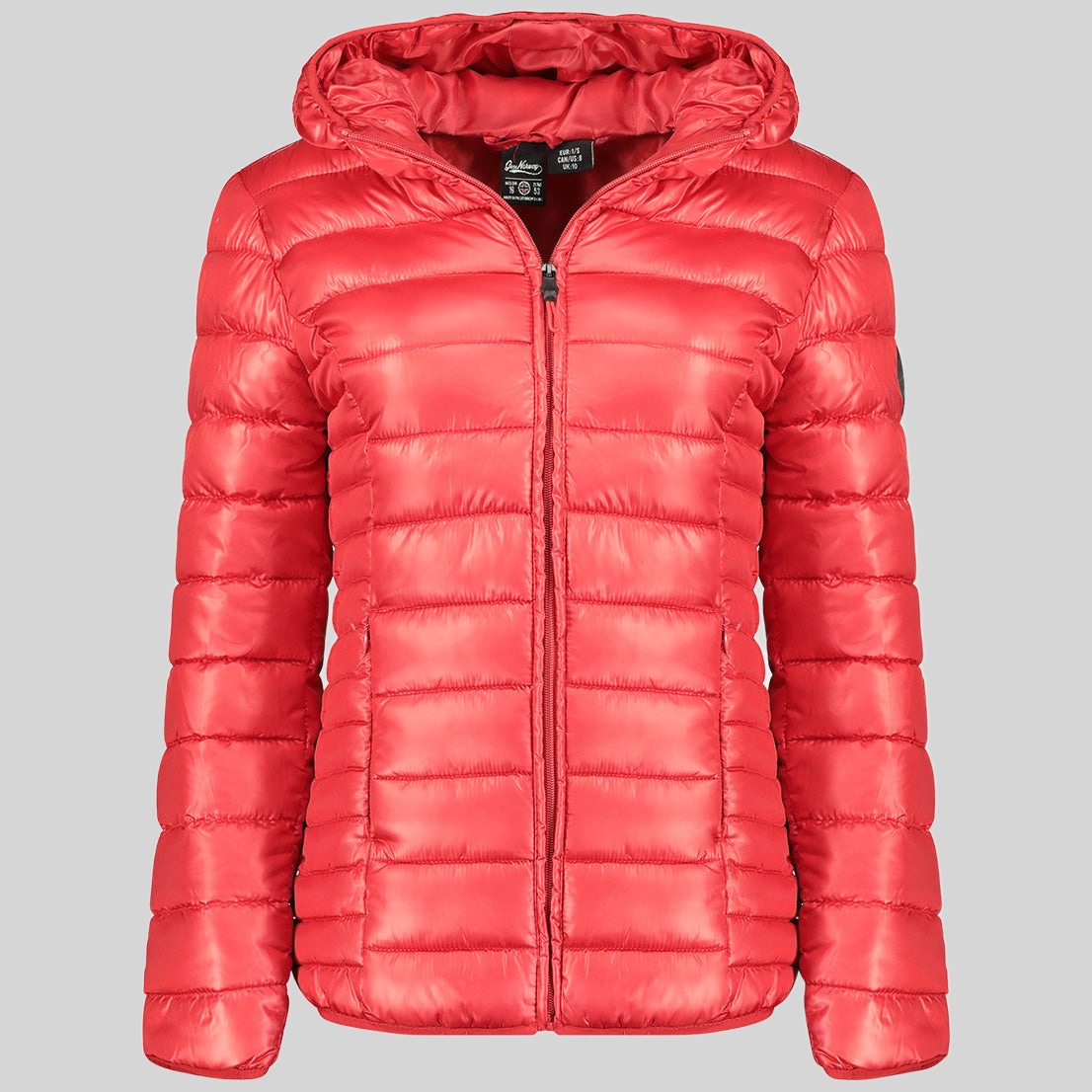 geographical-norway-annecy-hood-damen-steppjacke-in-rot image 3