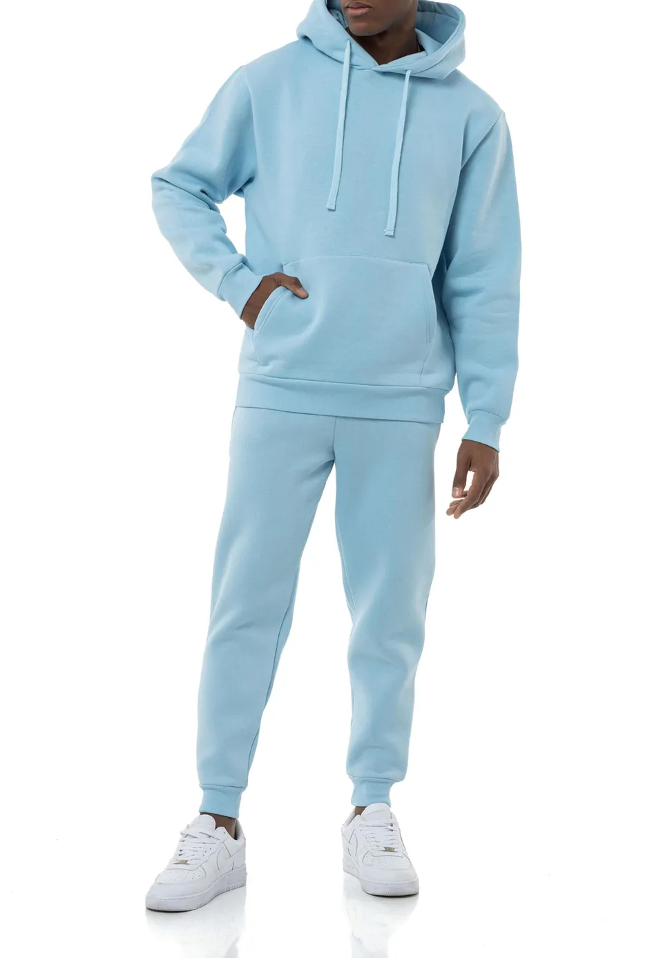 redbridge-jogginganzug-herren-set-schwarz-hoodie-hose-regular-fit image 1