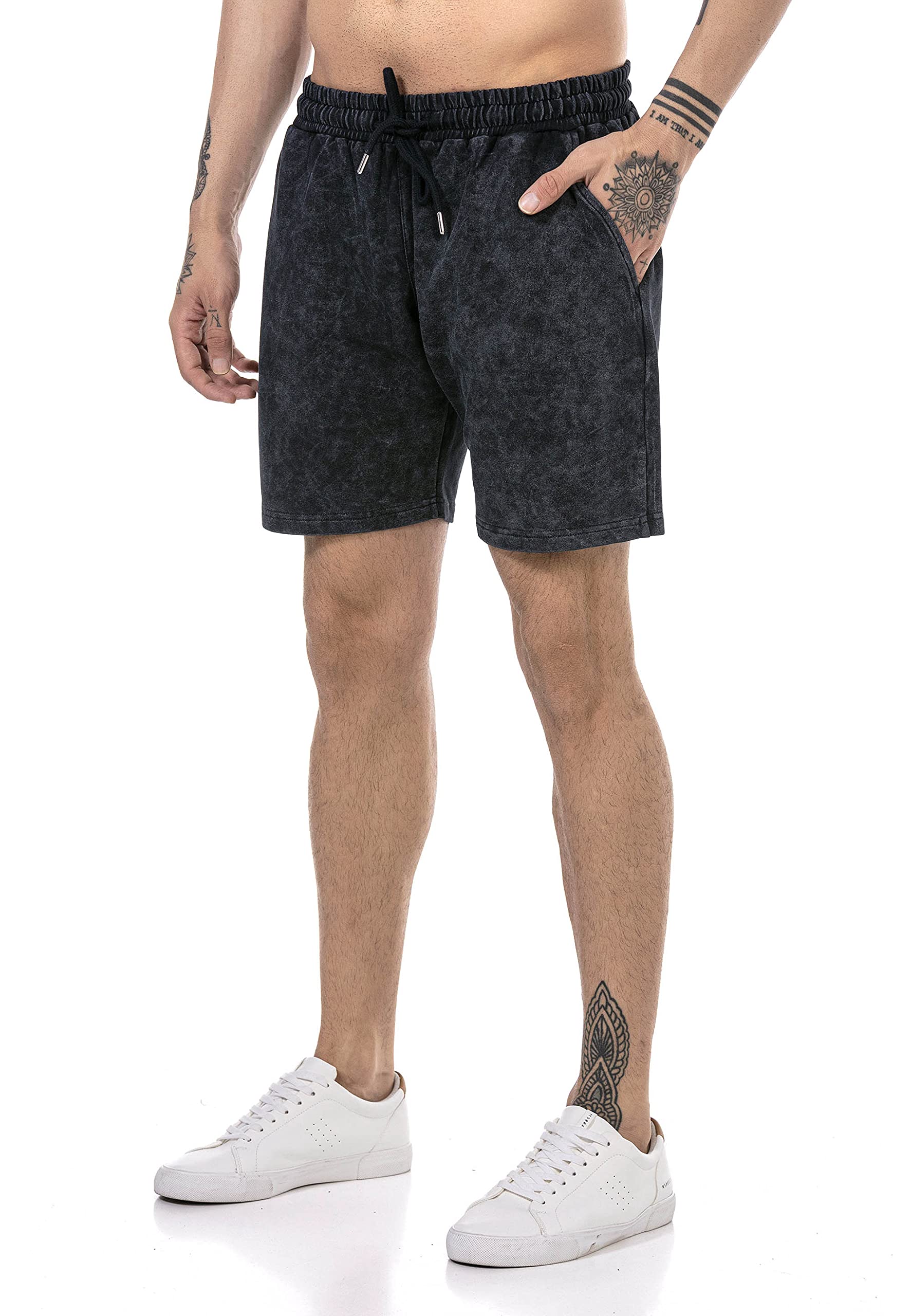 redbridge-shorts-sweatshorts-blau-l-sportshorts-baumwolle image 8