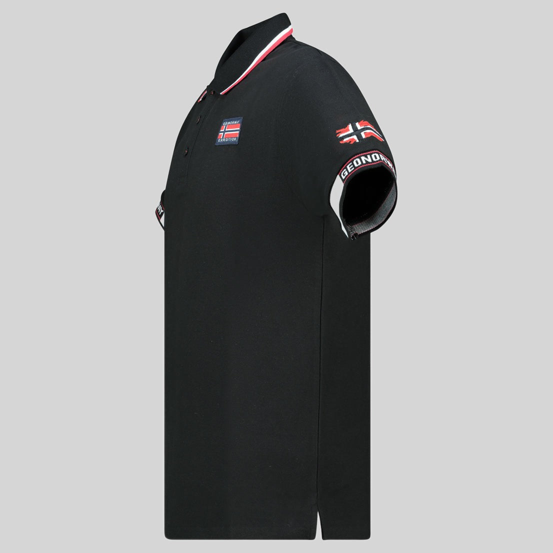 geographical-norway-kauge-polo-herren-aus-baumwolle-mit-flaggen-print-kurzarm image 3