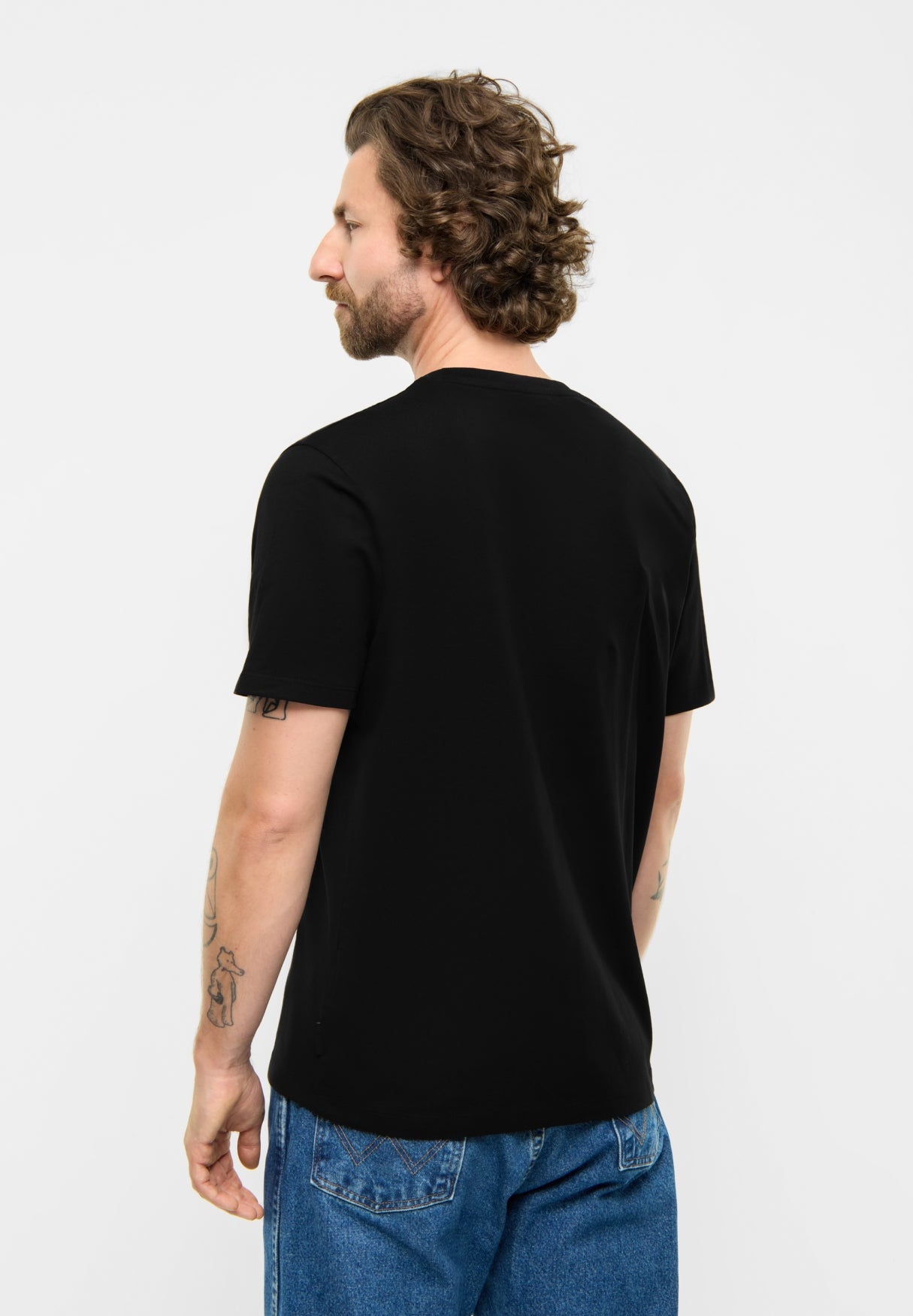 bench-elassi-herren-t-shirt-logo-baumwolle-black image 7