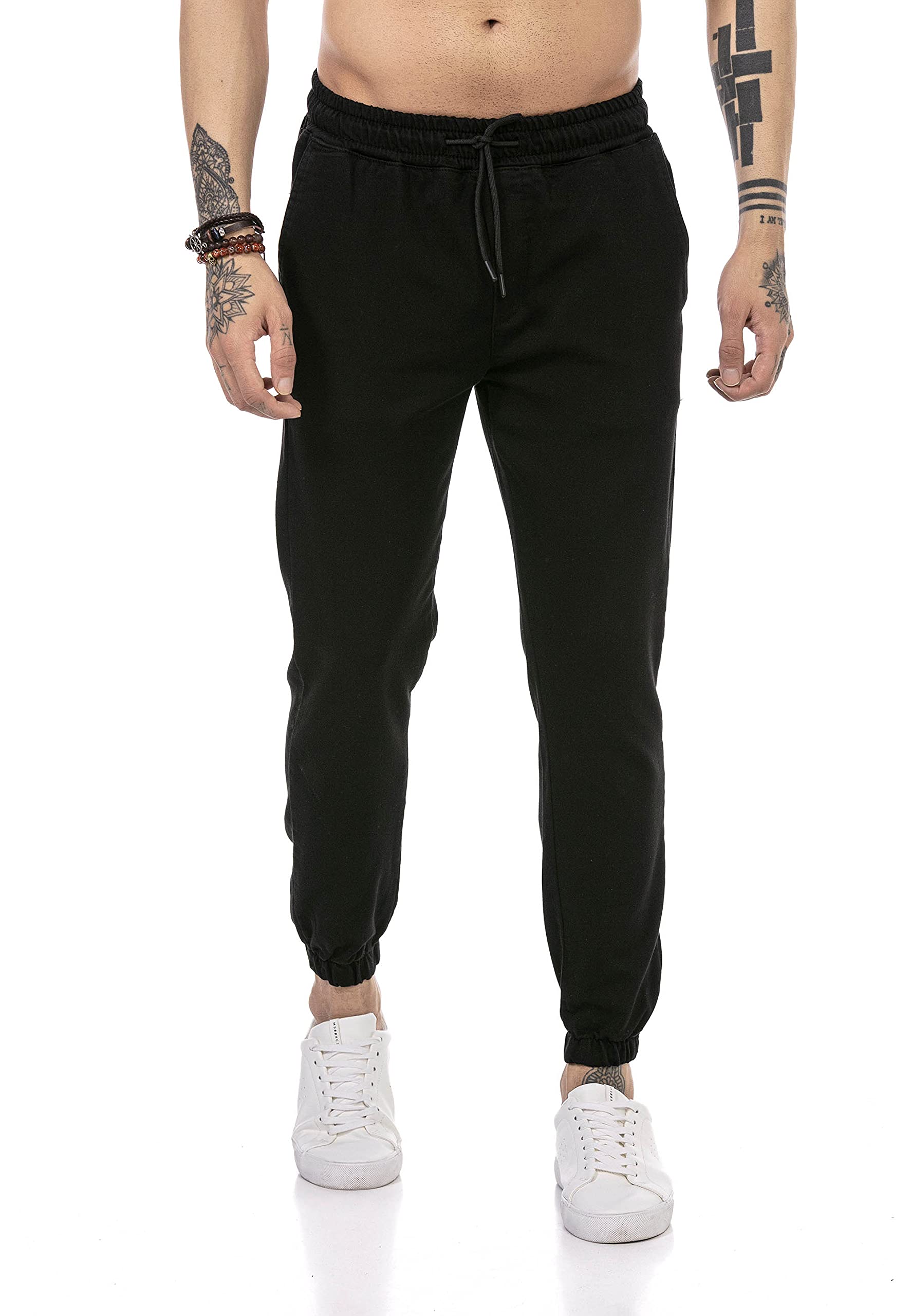 redbridge-hose-herren-chino-jogger-schwarz-freizeithose image 2