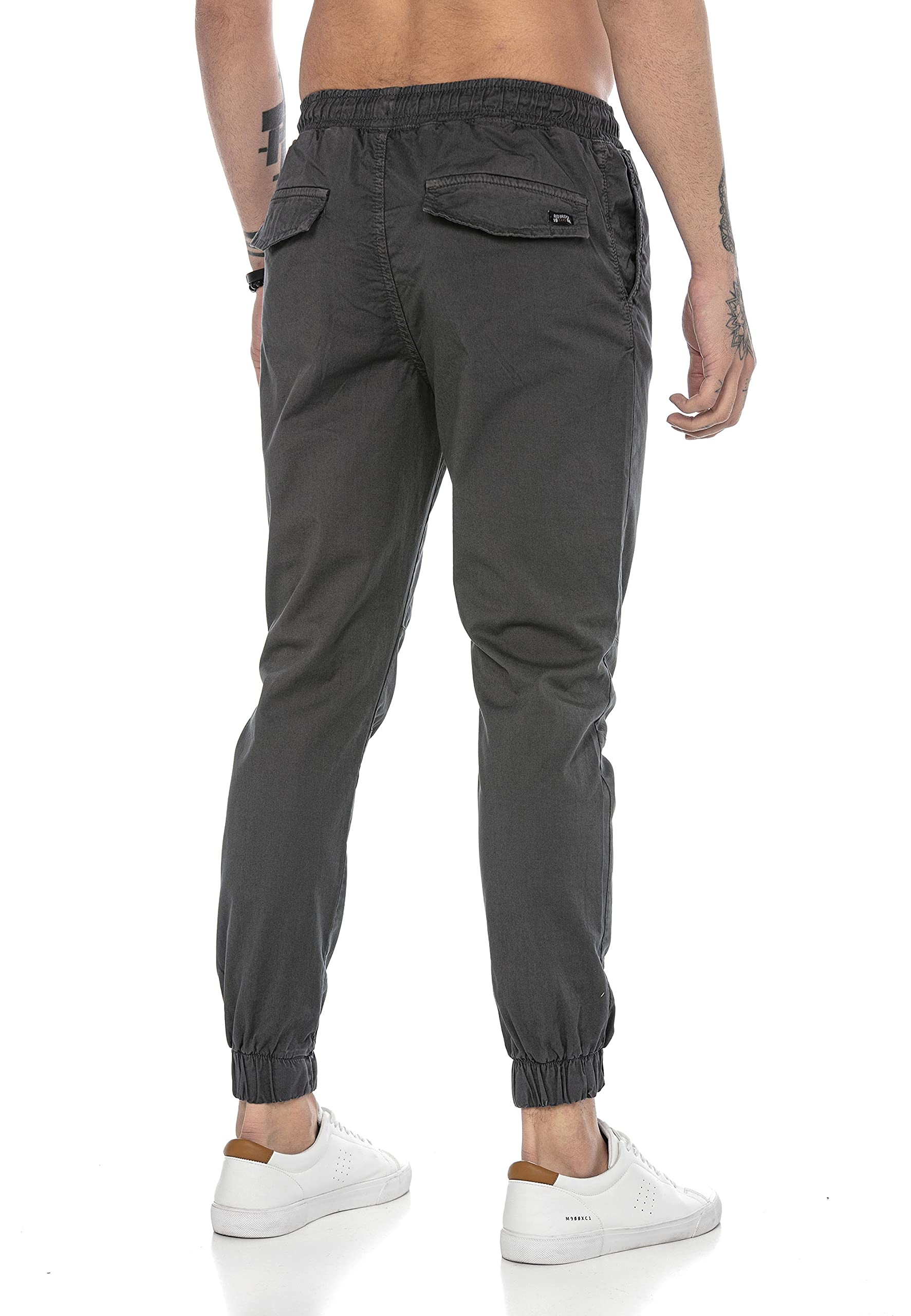 redbridge-hosen-freizeithose-jogger-chino-herren-schwarz image 5