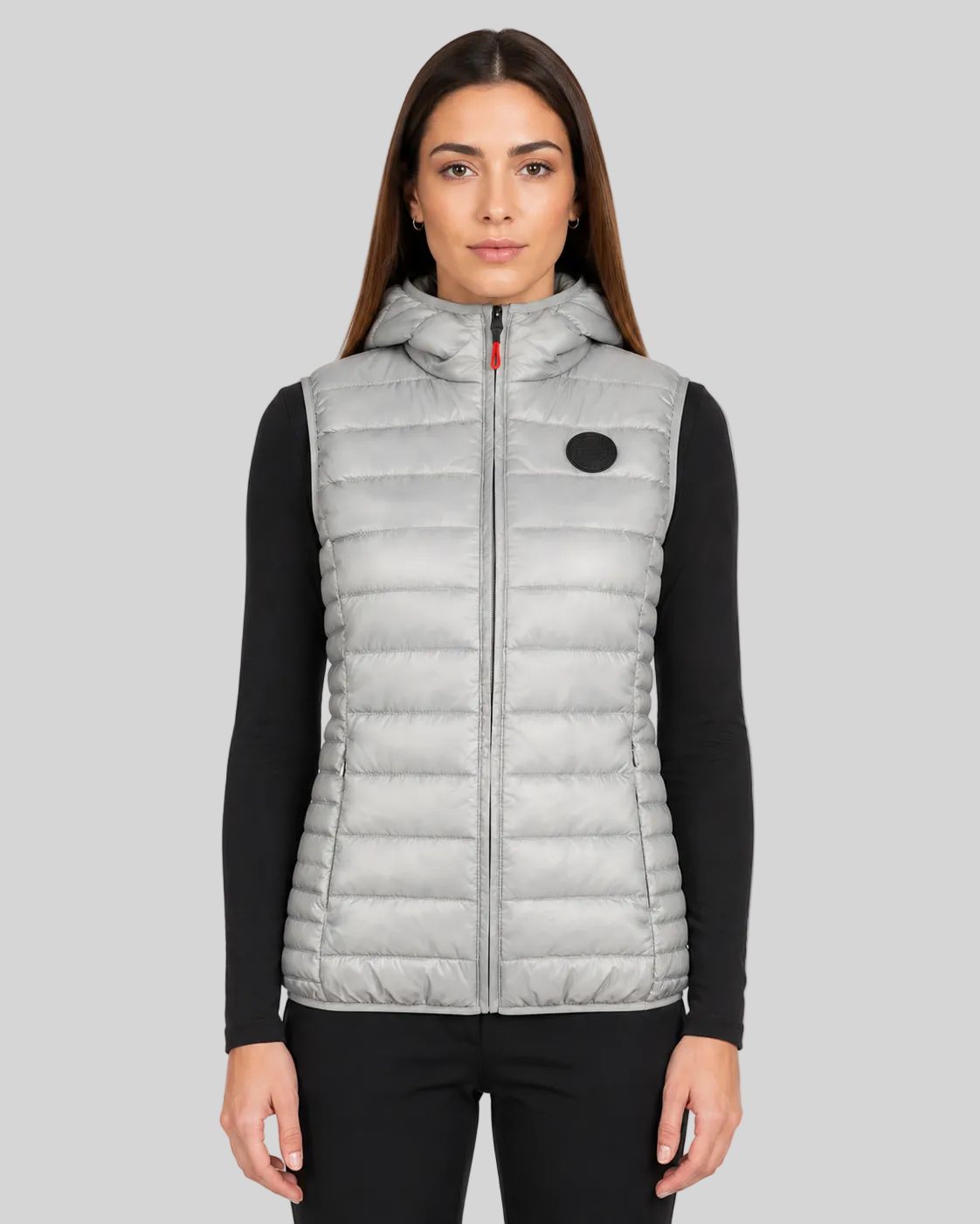 geographical-norway-annecy-vest-hood-steppweste-damen-schwarz image 1