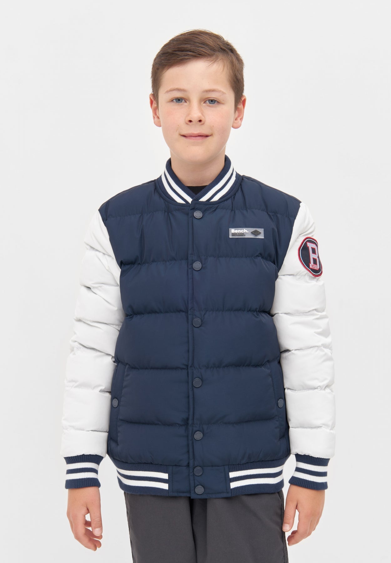 bench-reggie-b-winterjacke-jungen-black-white-college image 6