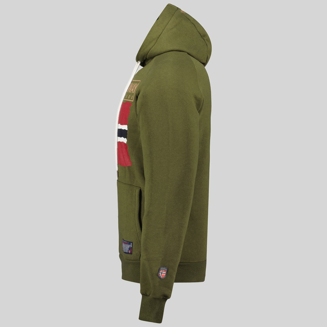 geographical-norway-gaelig-herren-hoodie-khaki-kapuze image 4
