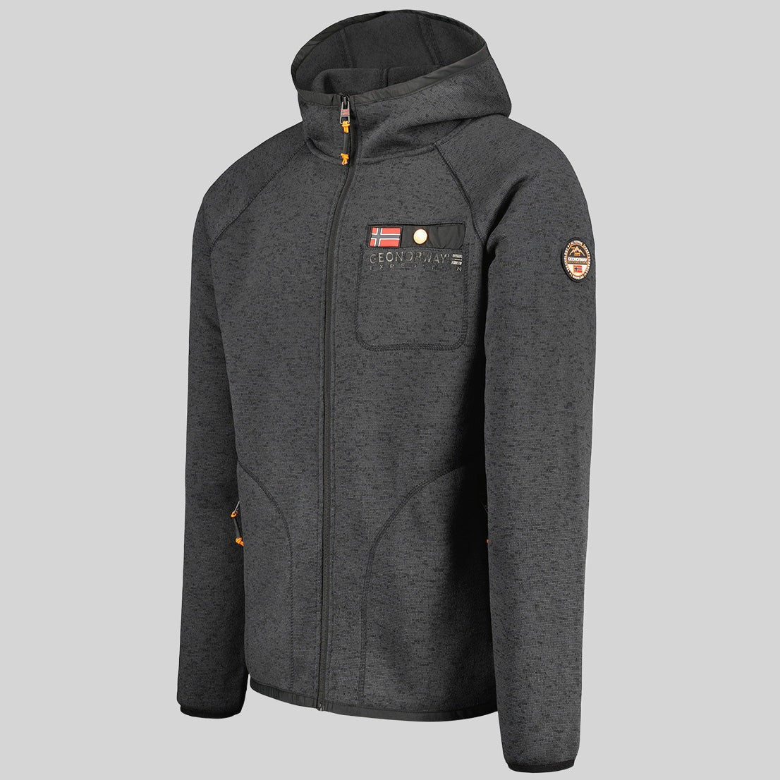 geographical-norway-tiparni-fleecejacke-herren-schwarz-mit-kapuze image 8