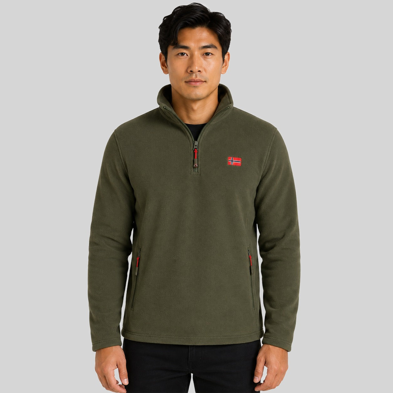 geographical-norway-ulysse-fleece-schwarz-herren-pullover image 6