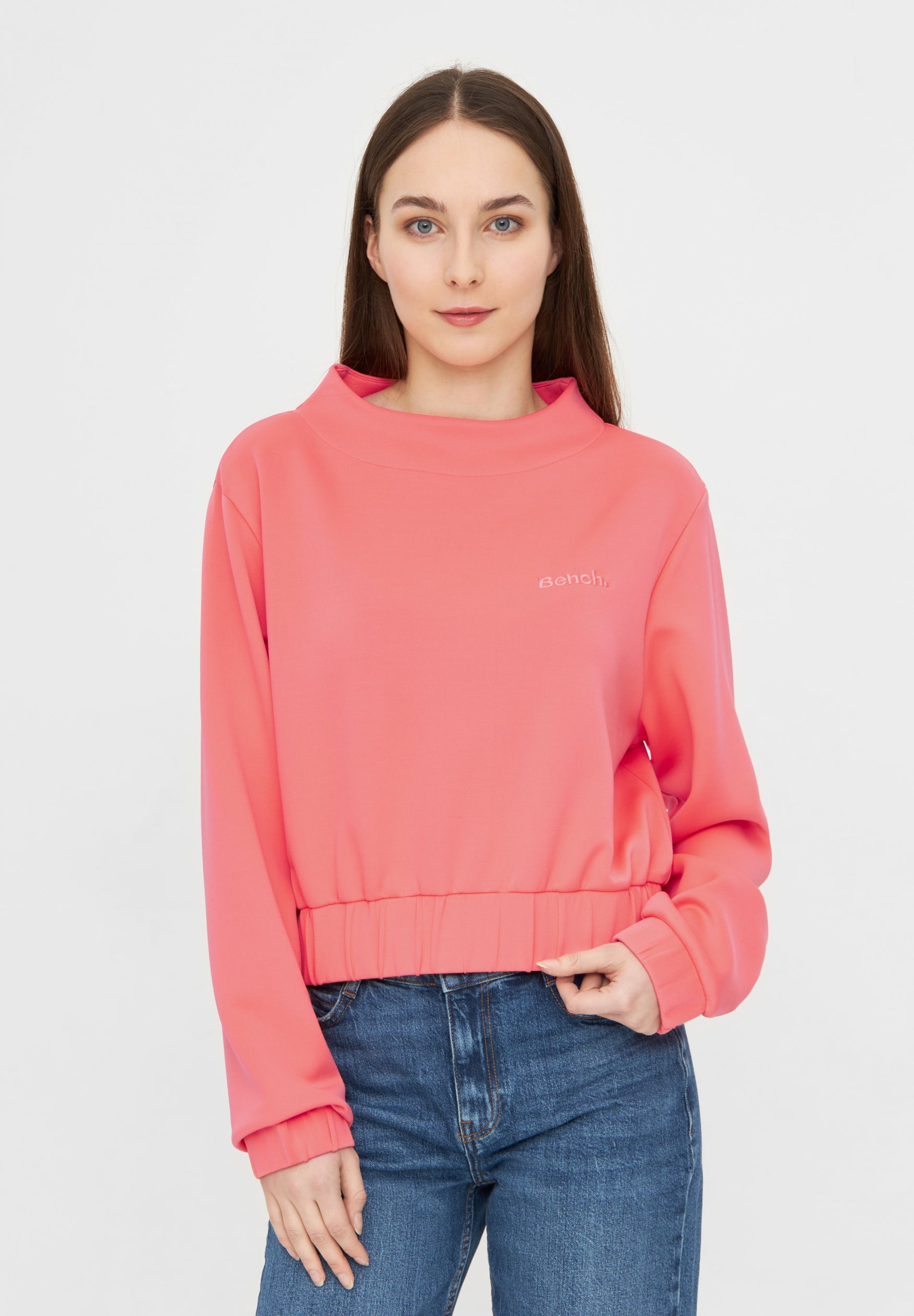 bench-aleka-sweatshirt-damen-shell-pink-cropped image 2