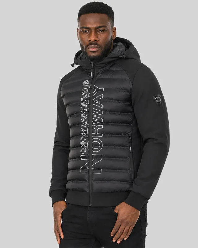 geographical-norway-alpha-herren-steppjacke-schwarz-mit-kapuze image 1