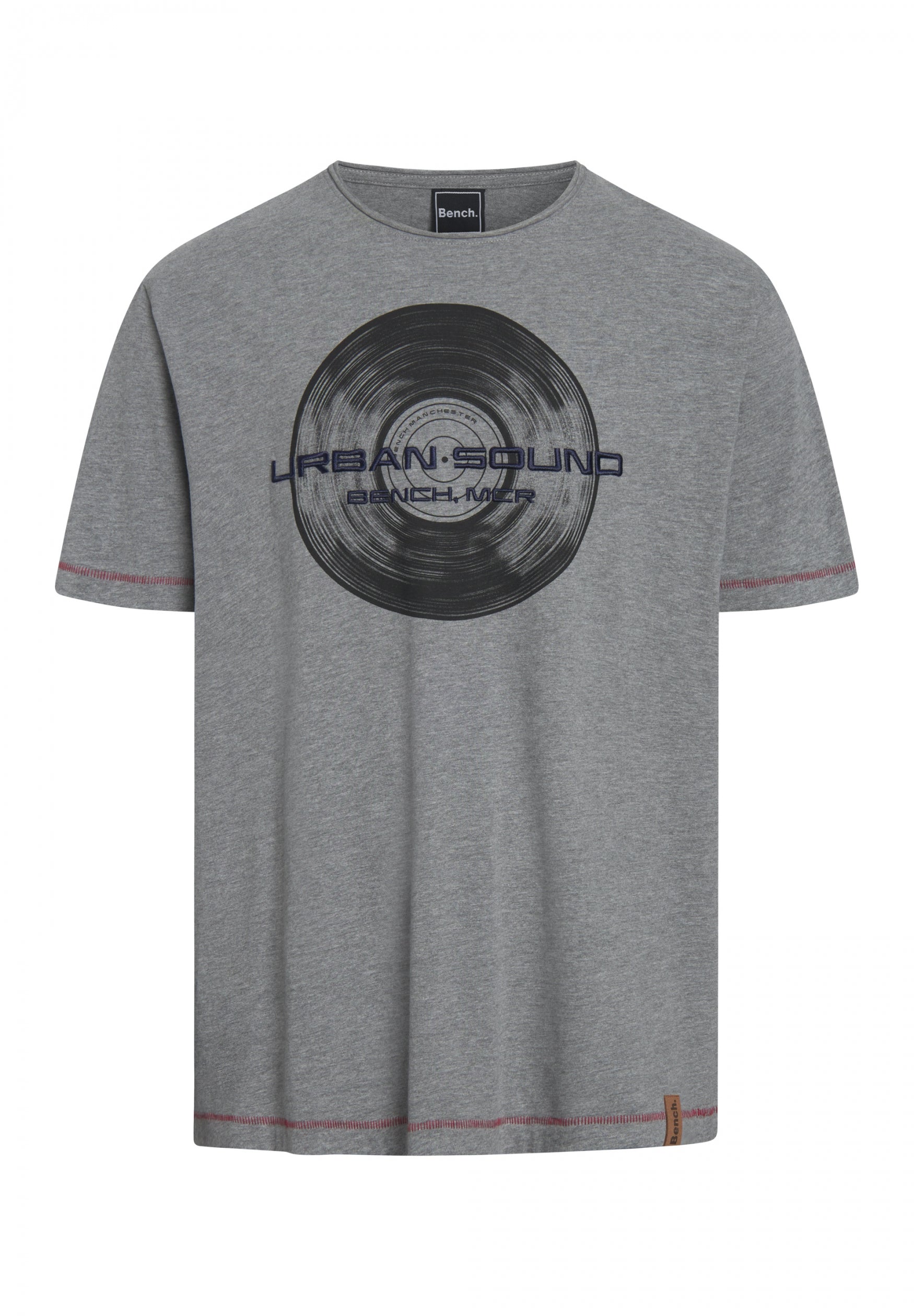 bench-falun-t-shirt-herren-grey-mele-baumwolle image 1