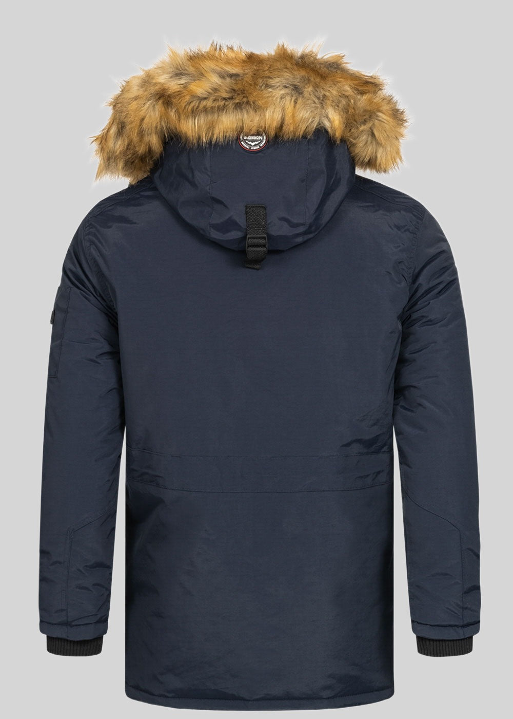 geographical-norway-bottle-herren-parka-marine-fellkapuze image 2