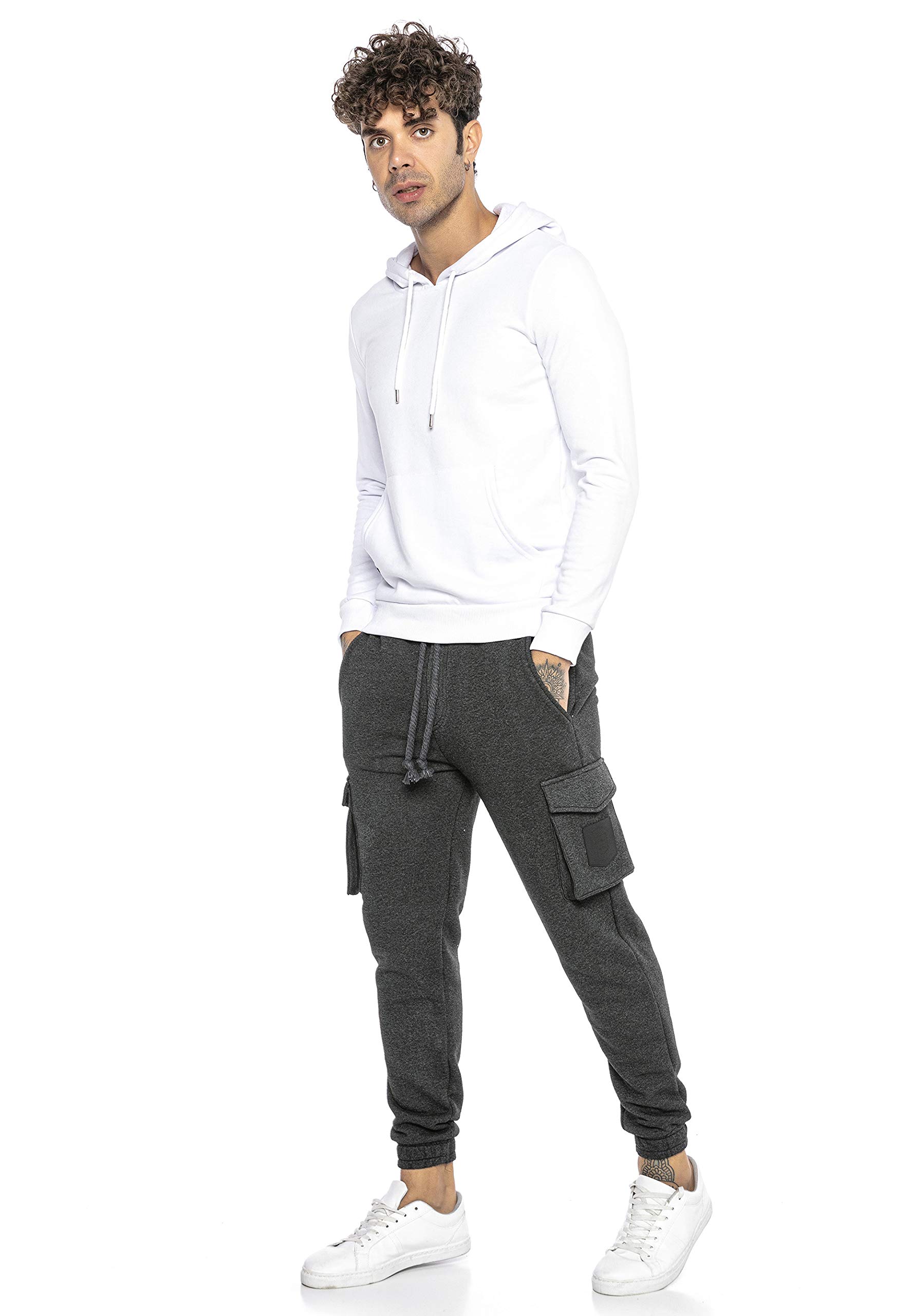 redbridge-cargo-jogginghose-herren-l-silver-skull-baumwolle image 7