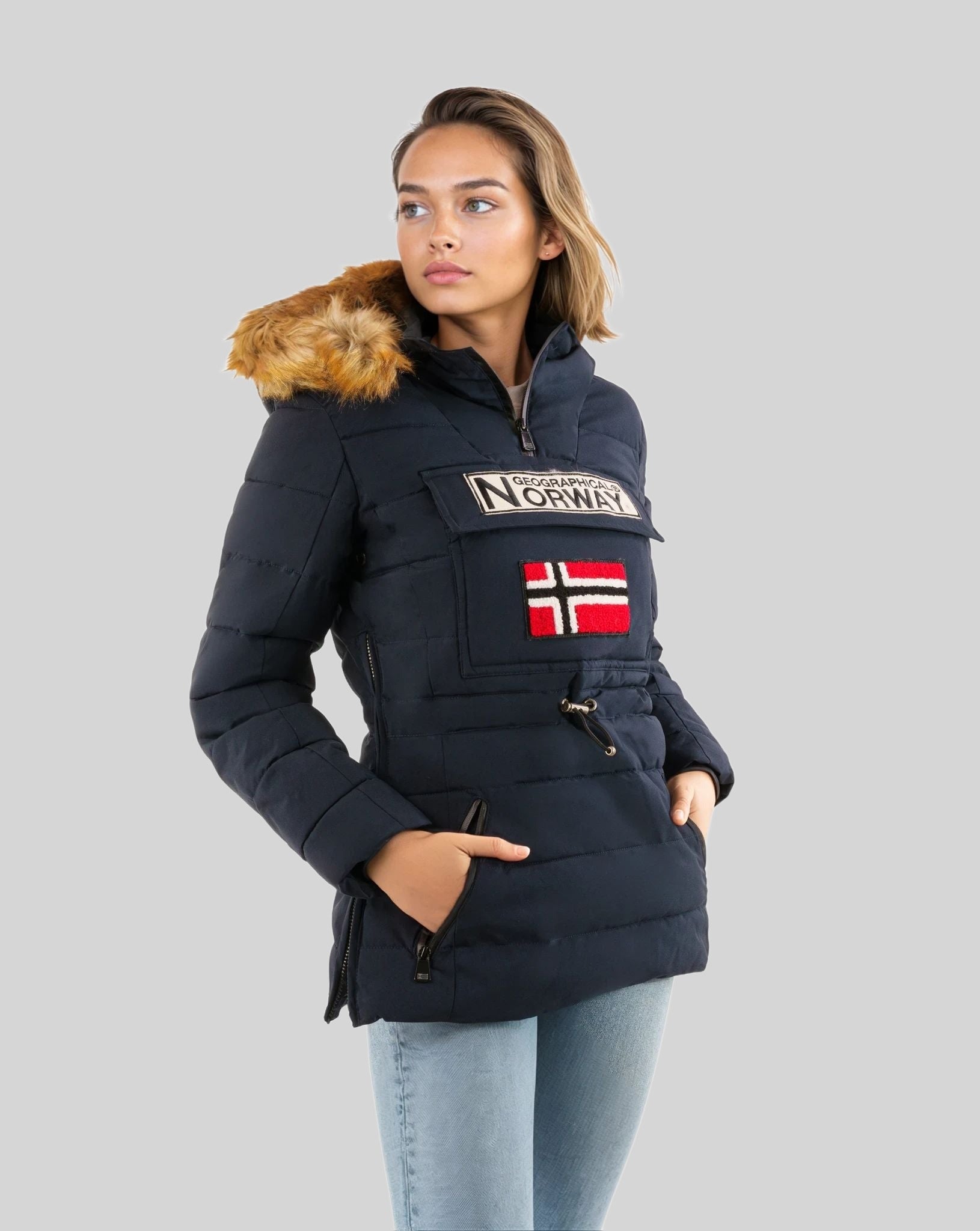 geographical-norway-belinda-doudoune-damen-koralle image 8