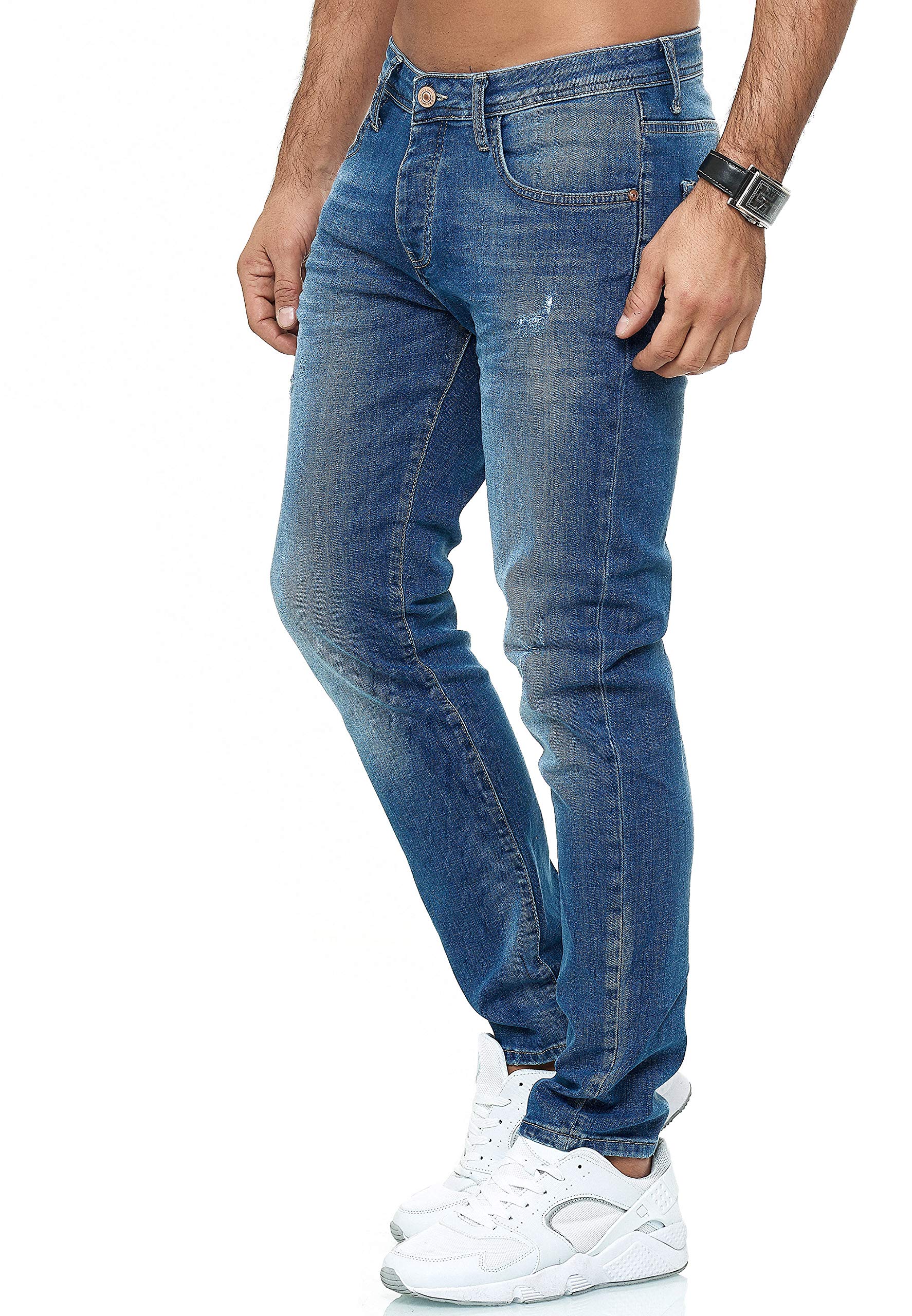 redbridge-jeans-herren-regular-slim-fit-denim-stretch-blau-m4249 image 2