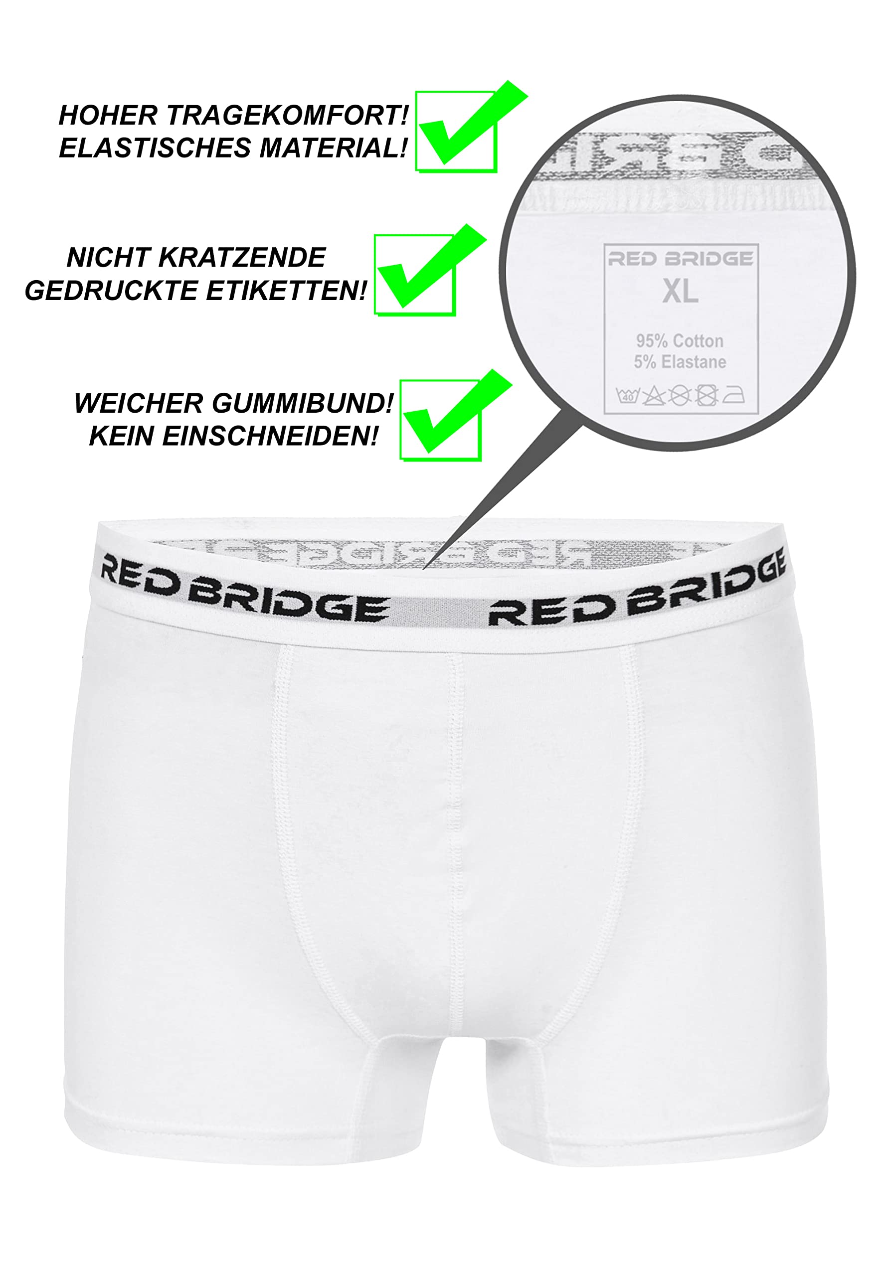 redbridge-m7301-boxershorts-6er-herren-s-blau image 2