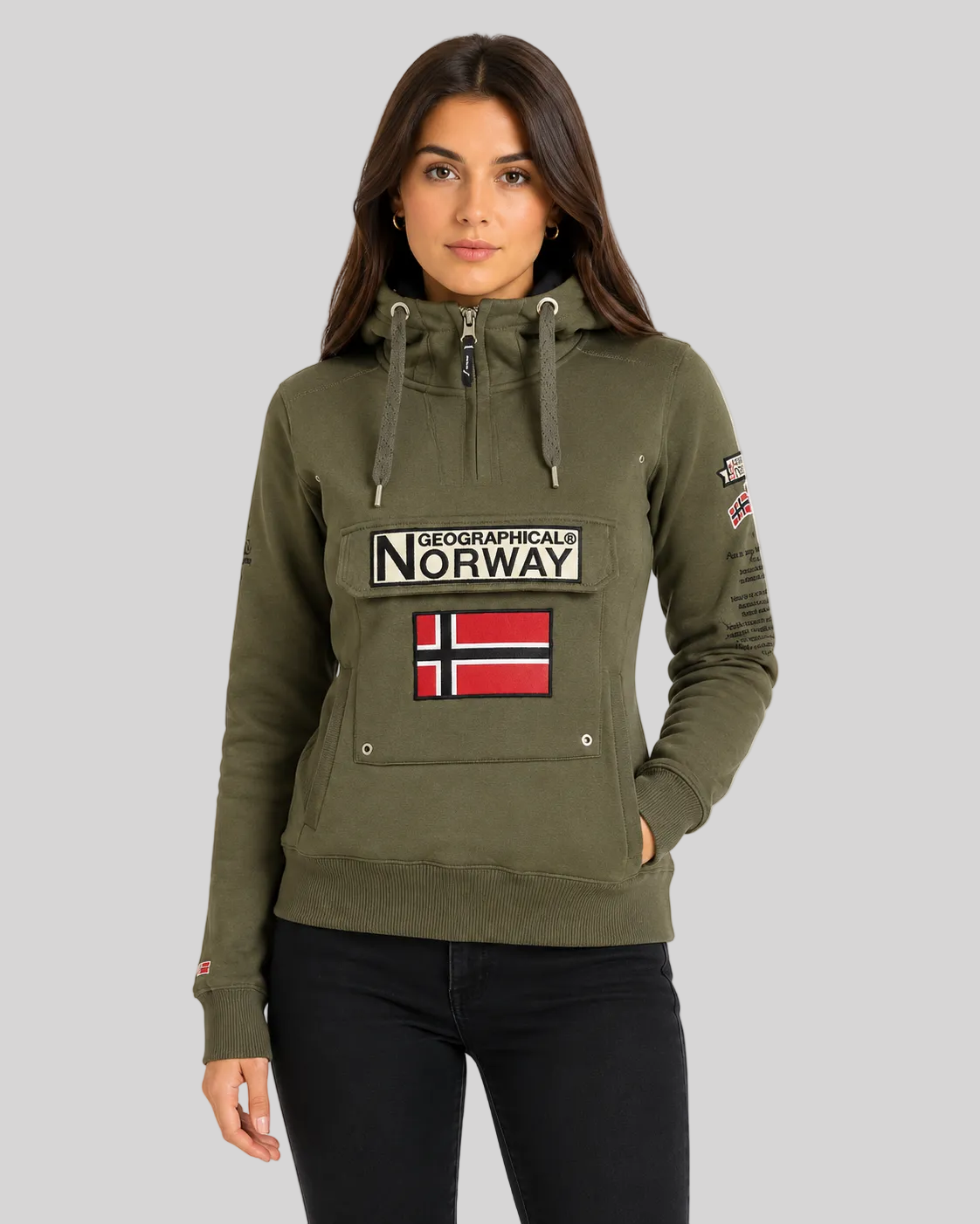 geographical-norway-gymclass-damen-hoodie-marine-mit-rei-verschluss image 6