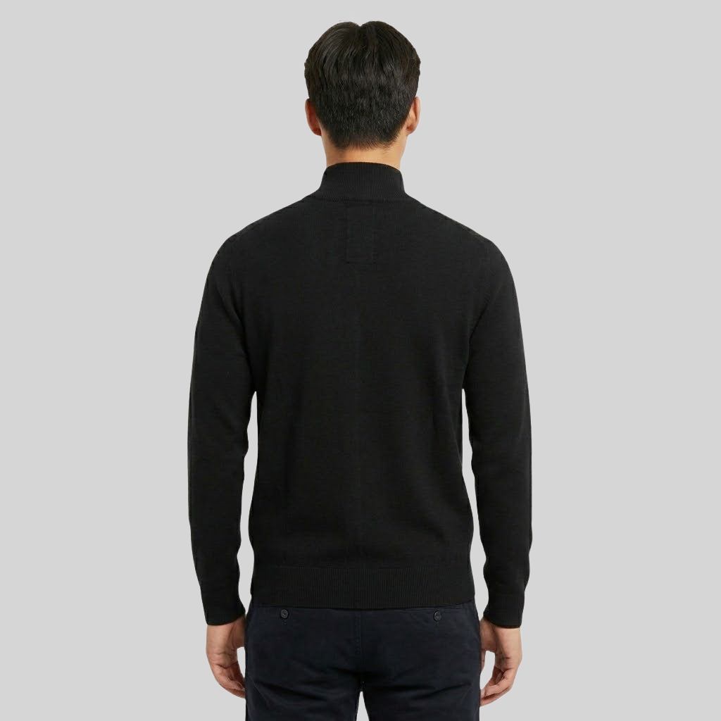 geographical-norway-fregate-herren-pullover-schwarz-baumwolle image 2