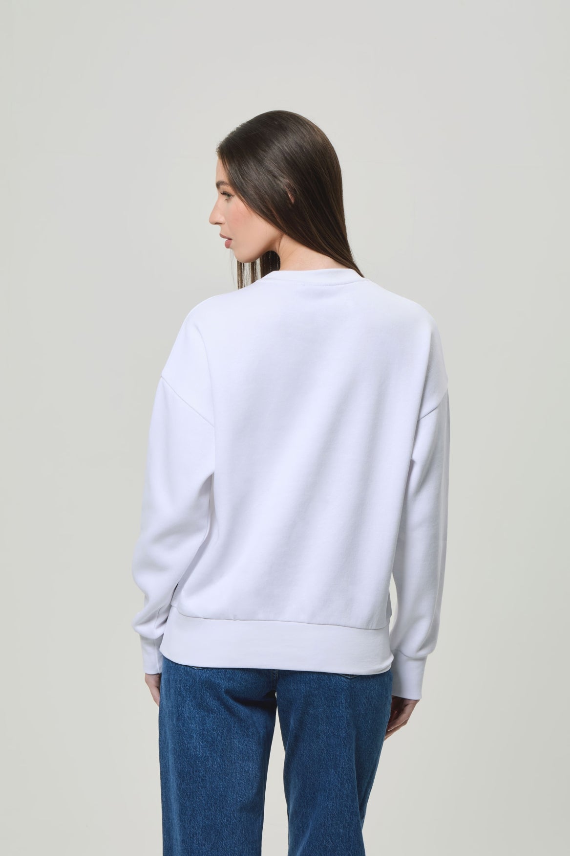 bench-olline-sweatshirt-damen-white-logo-baumwollmix image 3