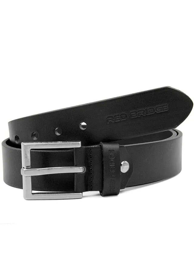 redbridge-g-rtel-herren-echtleder-schwarz-100-k-rzbar image 1