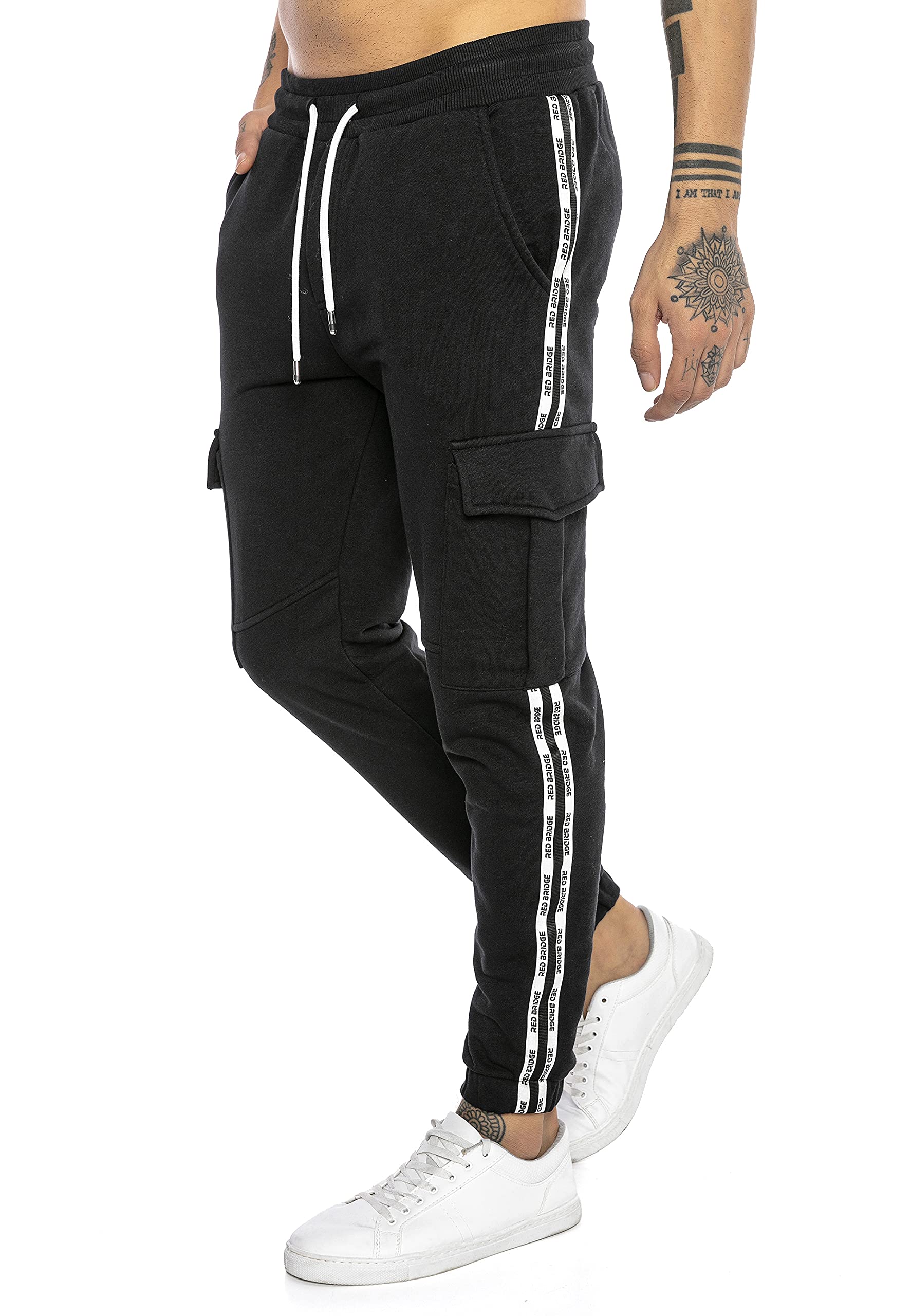 redbridge-cargo-jogger-jogginghose-herren-l-schwarz image 7