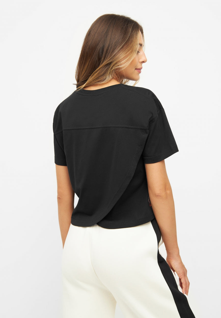 bench-eryn-crop-t-shirt-damen-baumwolle-black image 7