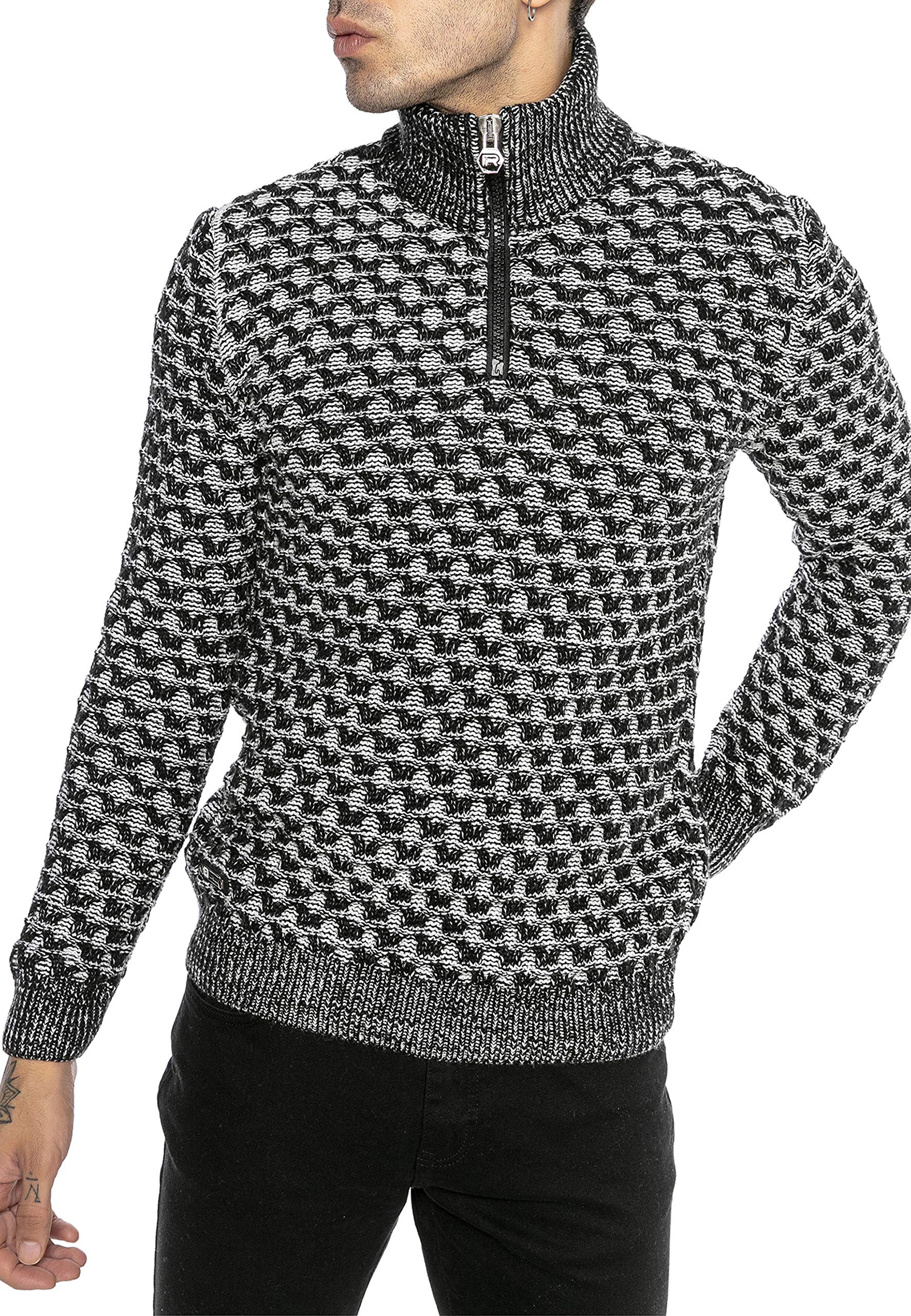 redbridge-strickpullover-herren-stehkragen-shell-gr-l image 3
