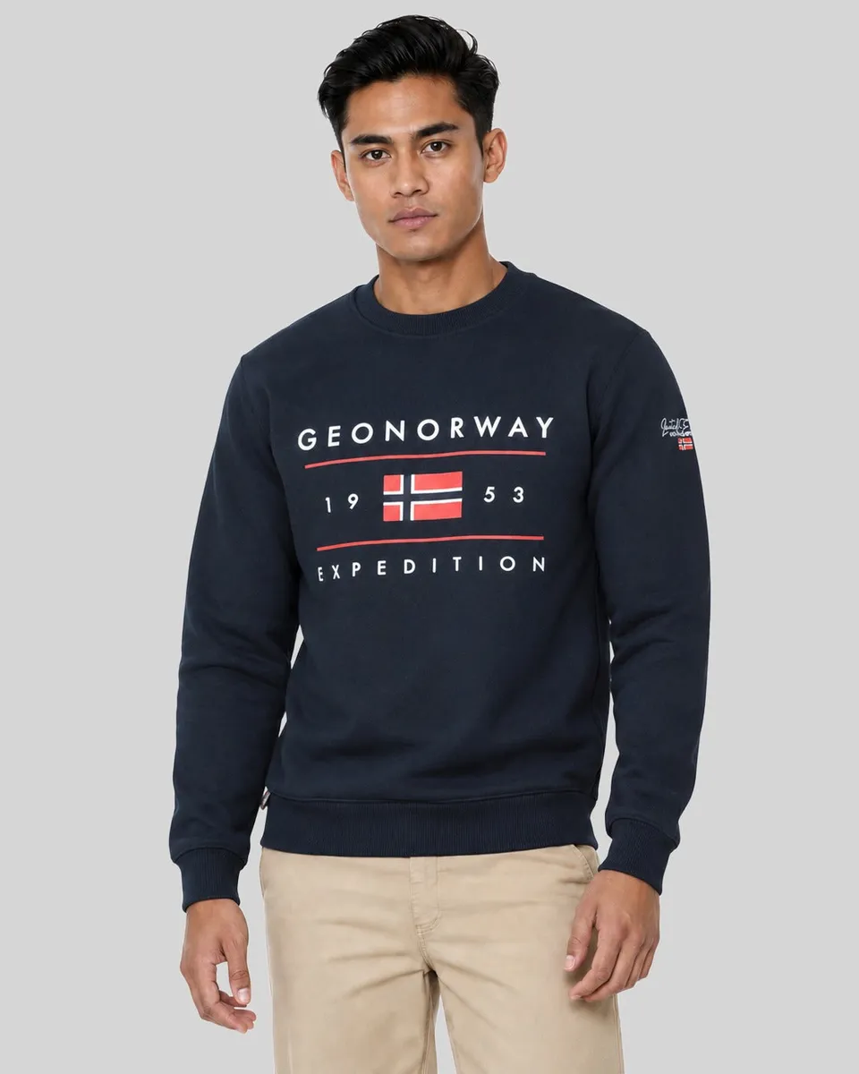 geographical-norway-gezolo-hoodie-marine-herren-kapuzenpulli image 1