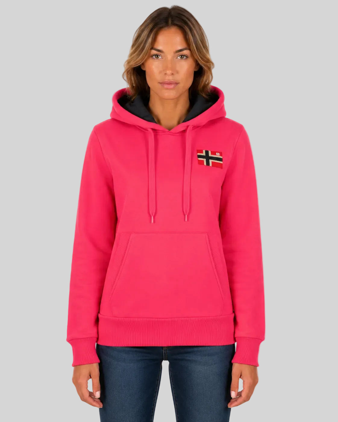 geographical-norway-genifer-damen-hoodie-kapuze-schwarz image 1