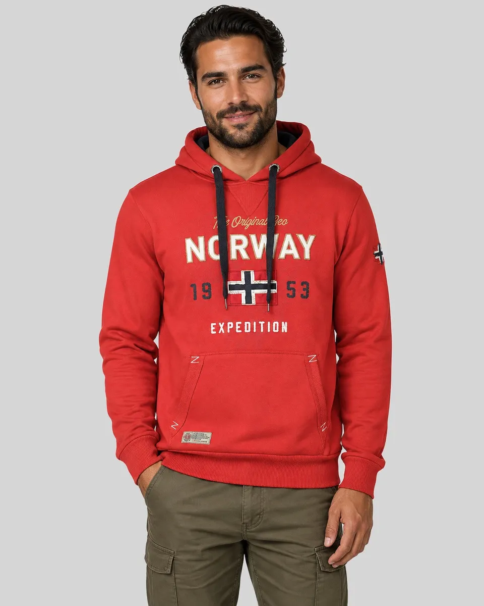 geographical-norway-guitre-hoodie-herren-schwarz-print image 1