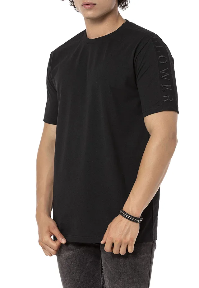 redbridge-t-shirts-t-shirt-herren-schwarz-l-baumwolle image 1