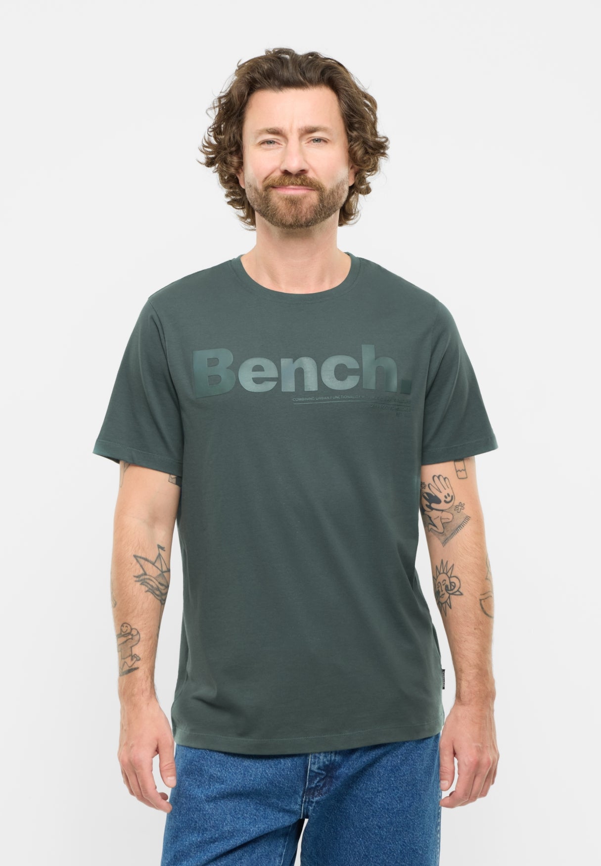 bench-elassi-herren-t-shirt-logo-baumwolle-black image 2