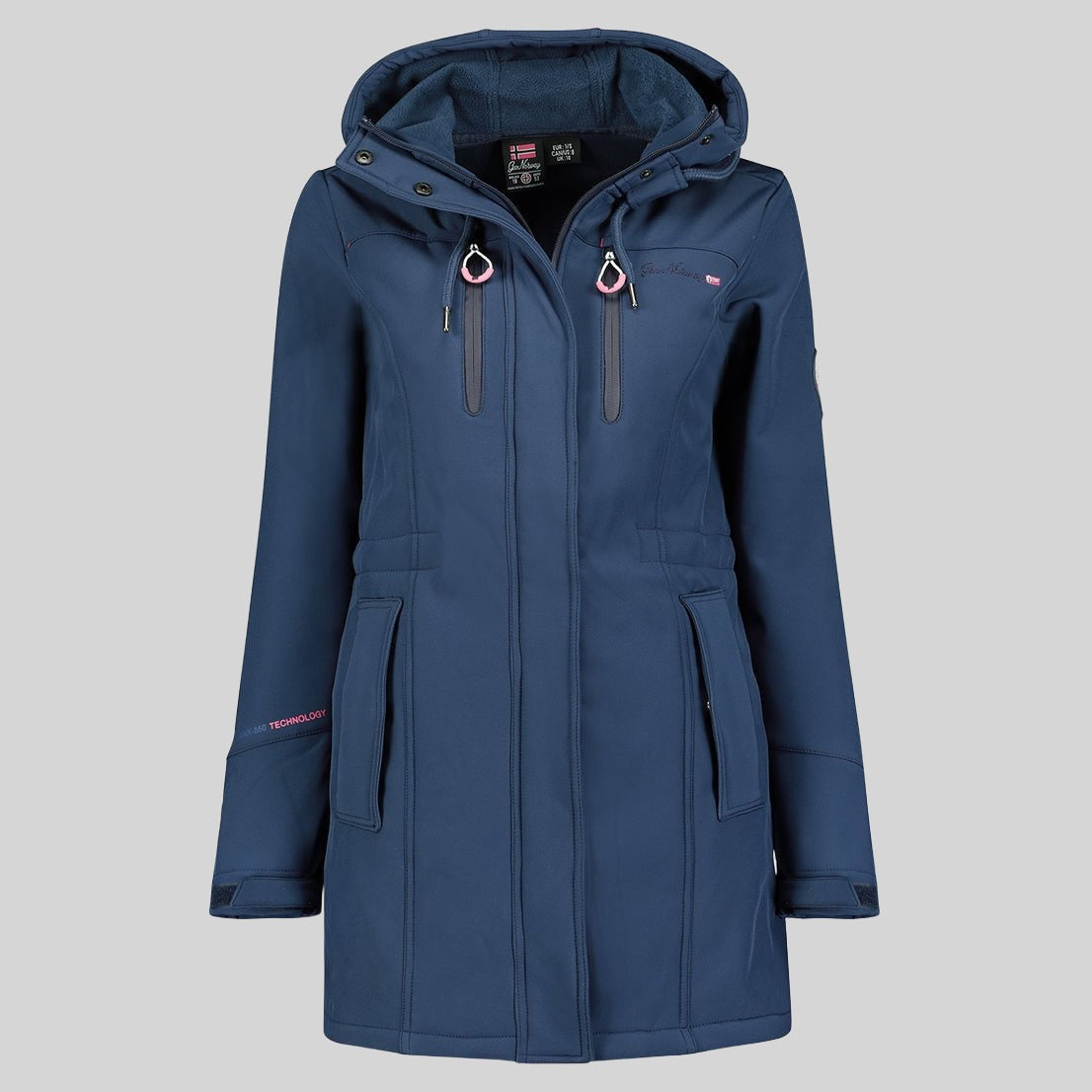 geographical-norway-tocean-softshelljacke-damen-marine-winddicht image 1