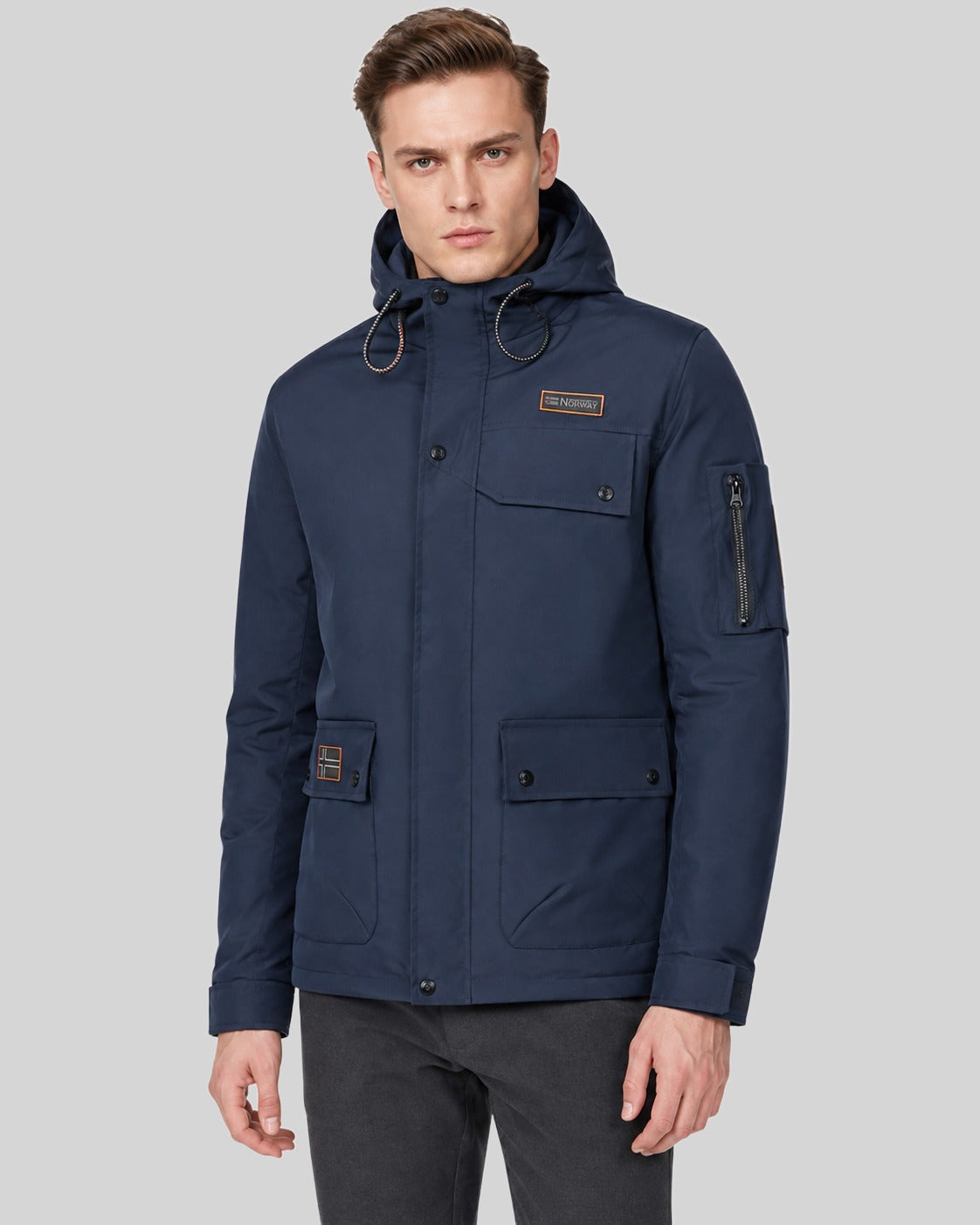 geographical-norway-bakirou-herren-wendejacke-schwarz-leicht image 1