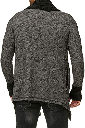 redbridge-cardigans-strickjacke-schalkragen-schwarz-s-melange image 8