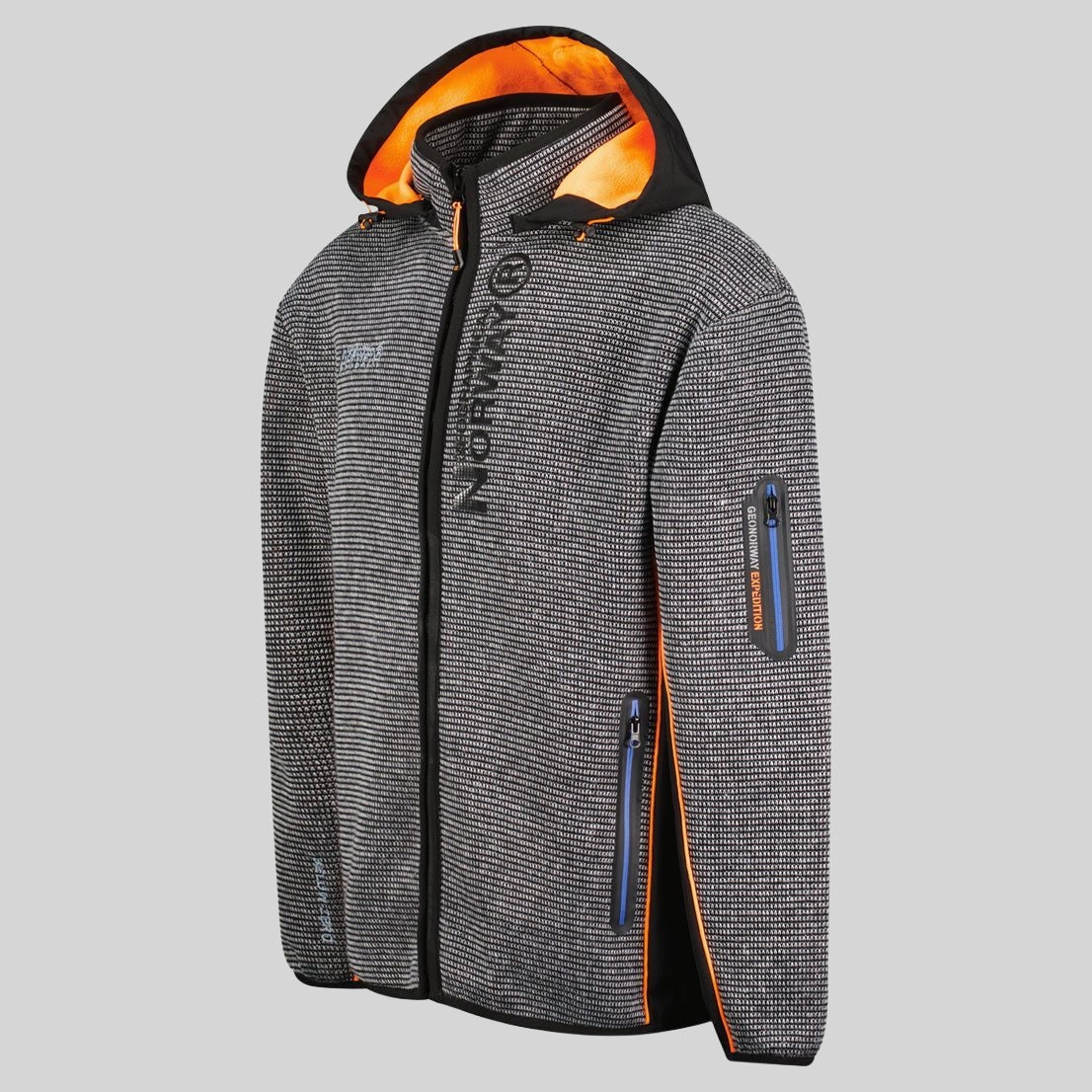 geographical-norway-tcharly-fleecejacke-herren-schwarz-mit-kapuze image 7