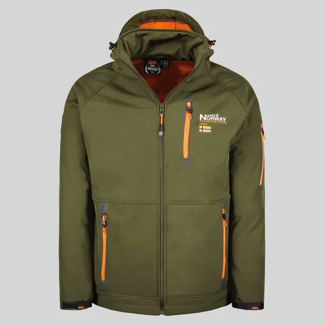 geographical-norway-roddy-softshelljacke-herren-schwarz-kapuze image 1