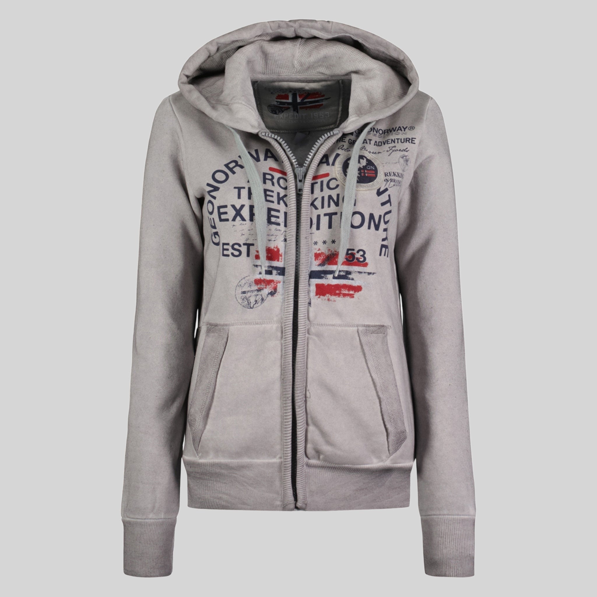 geographical-norway-gergen-kapuzenjacke-damen-mit-rei-verschluss image 8