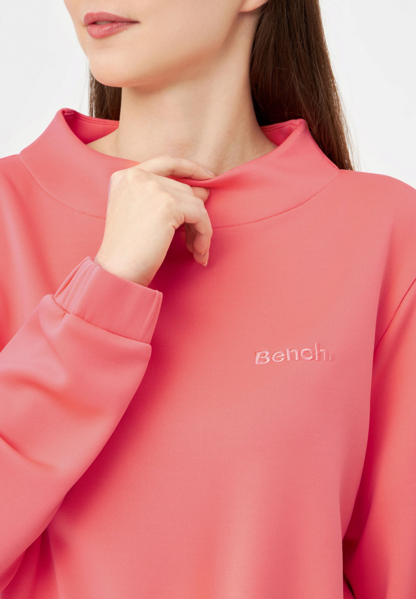 bench-aleka-sweatshirt-damen-shell-pink-cropped image 4