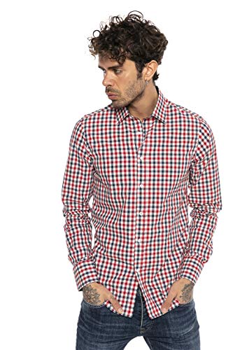 redbridge-hemd-herren-langarm-kariert-modern-fit-baumwolle image 8