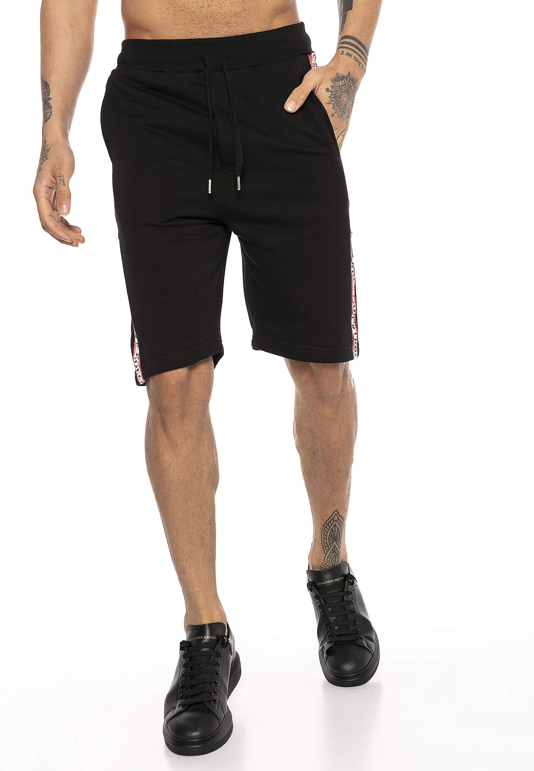 redbridge-trbc-line-shorts-herren-sweatshorts-baumwolle image 2