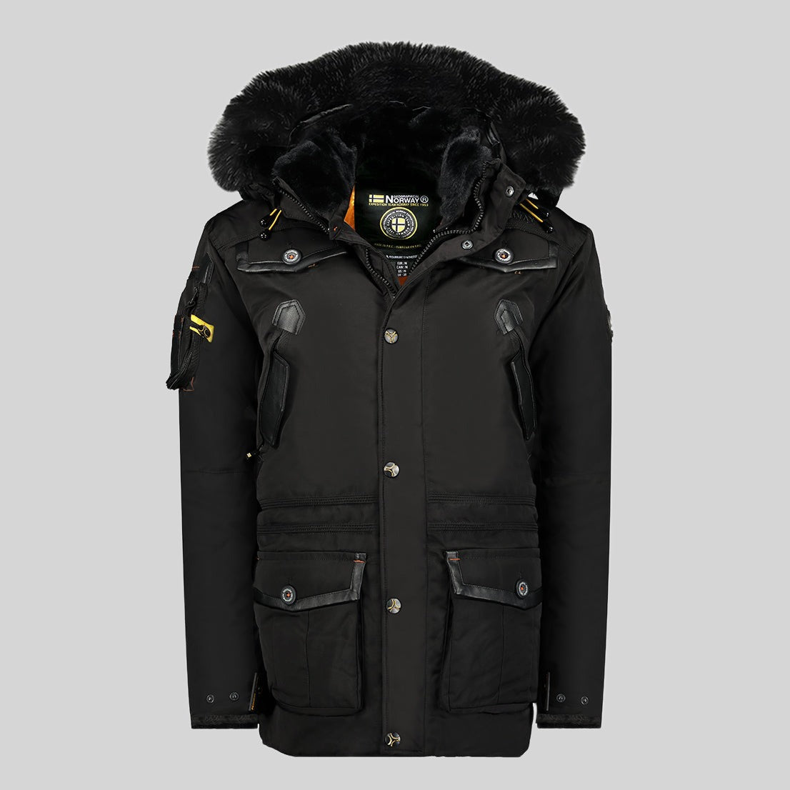 geographical-norway-acrobate-parka-herren-schwarz-outdoor image 8