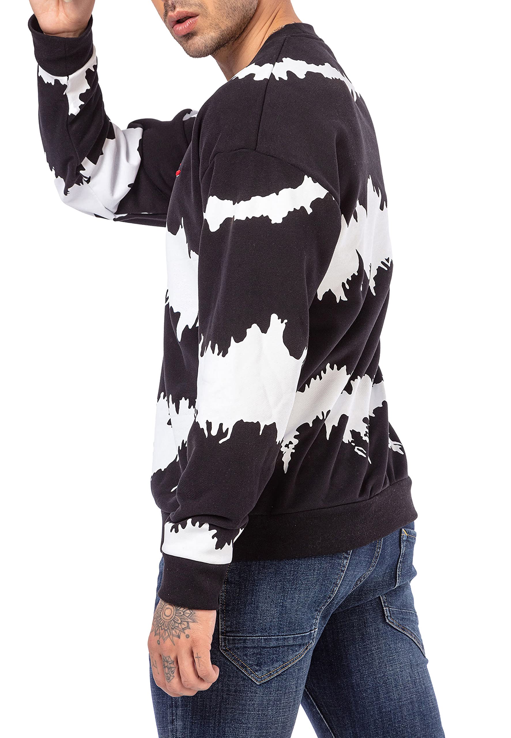 redbridge-sweatshirt-rundhals-pullover-schwarz-wei-l image 4