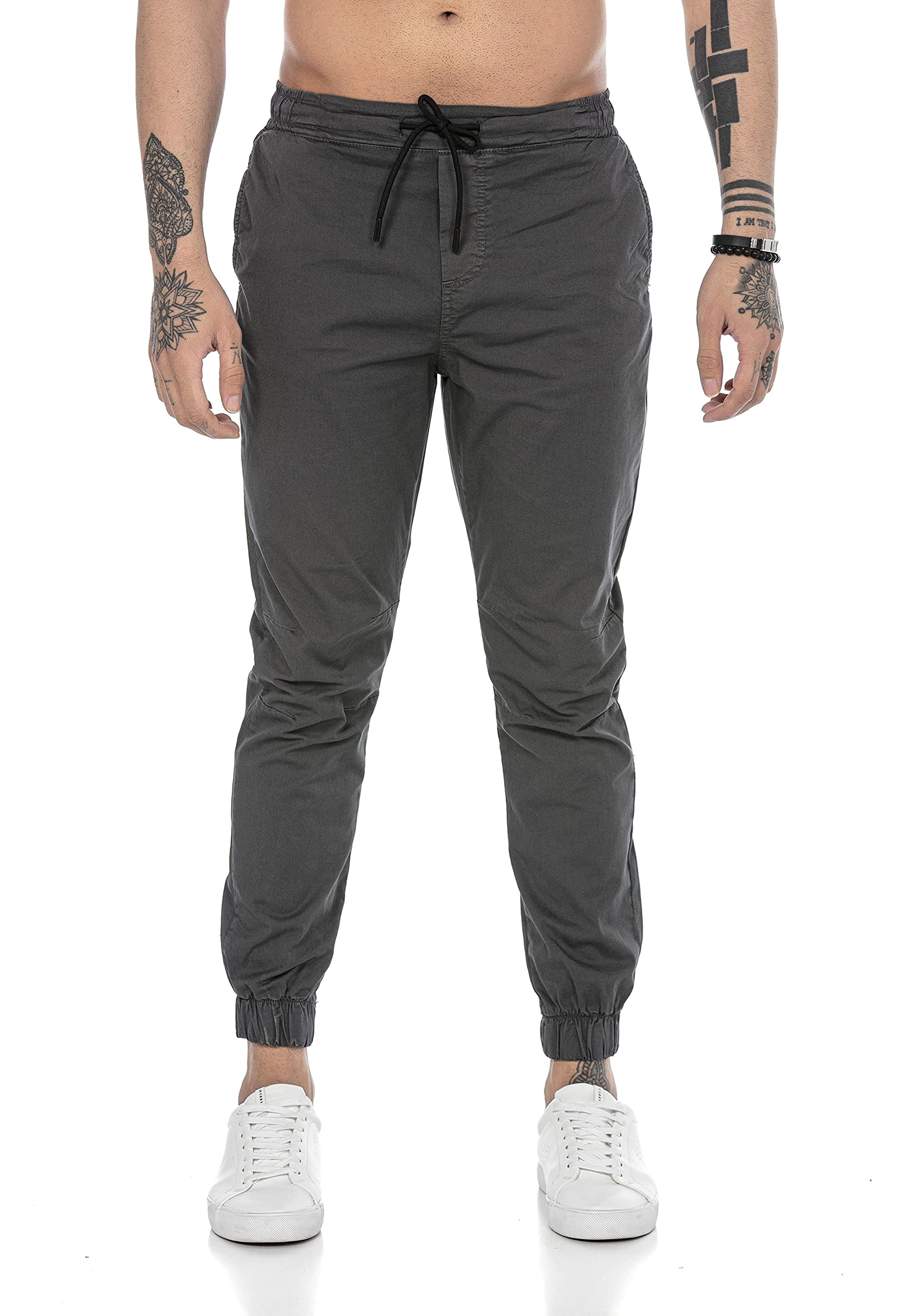redbridge-hosen-freizeithose-jogger-chino-herren-schwarz image 4